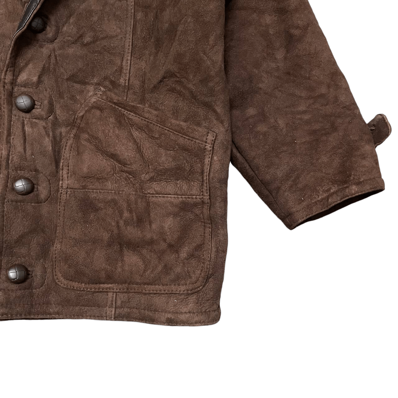 Leather Vintage Sheepskin Coat Leather Jacket Shearling Size US S / EU 44-46 / 1 - 4 Thumbnail