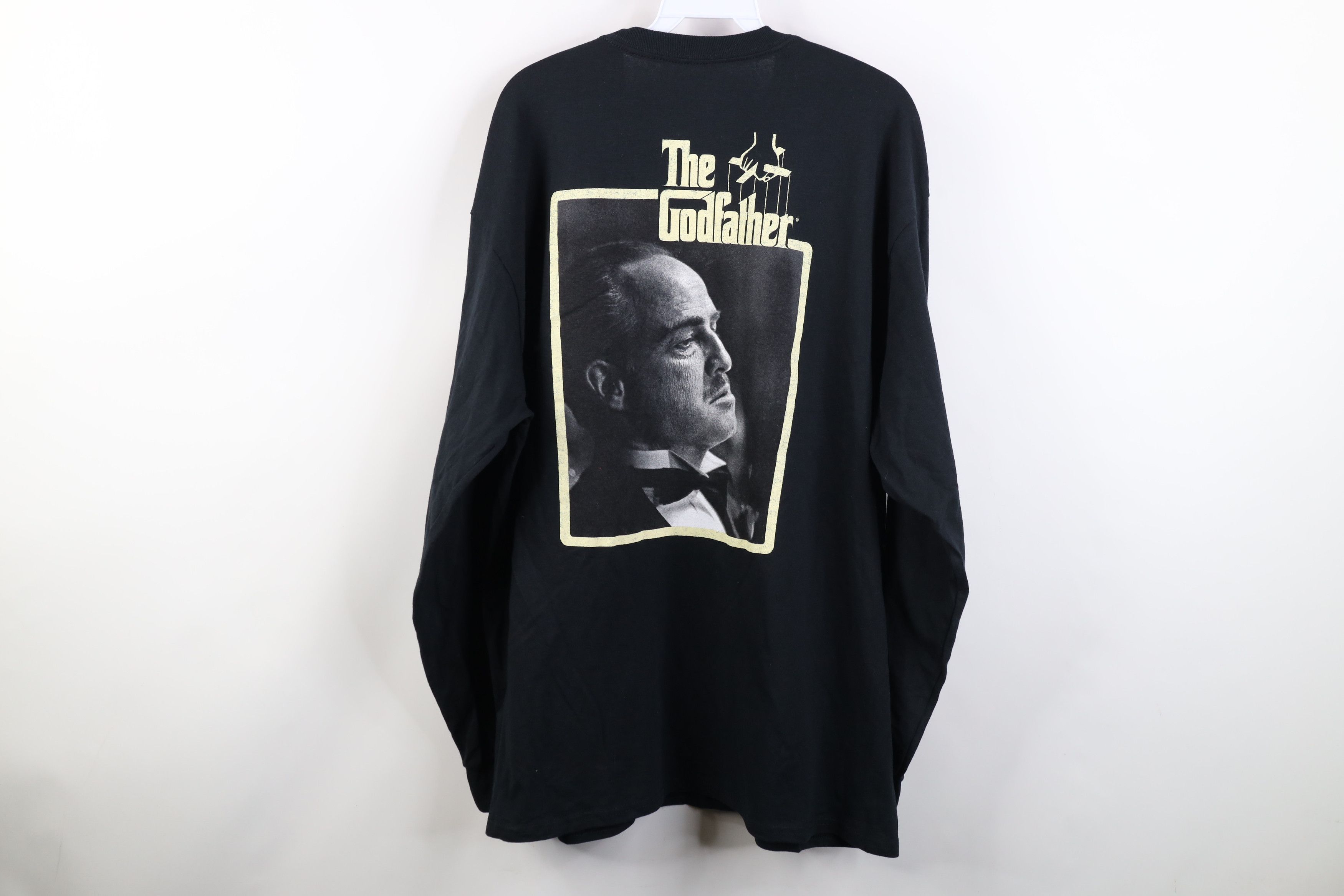 Vintage Y2K Streetwear The Godfather Movie Long Sleeve T-Shirt Black Size US XL / EU 56 / 4 - 10 Thumbnail