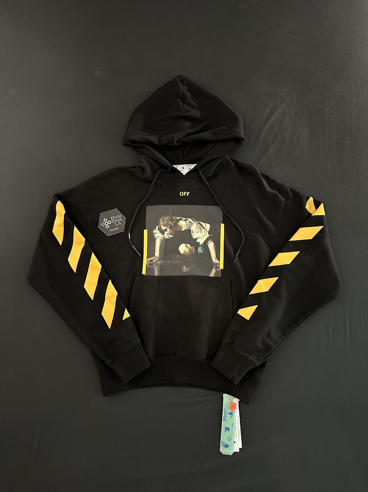Off-White Off White Caravaggio Narcisso Hoodie Size US M / EU 48-50 / 2 - 1 Thumbnail