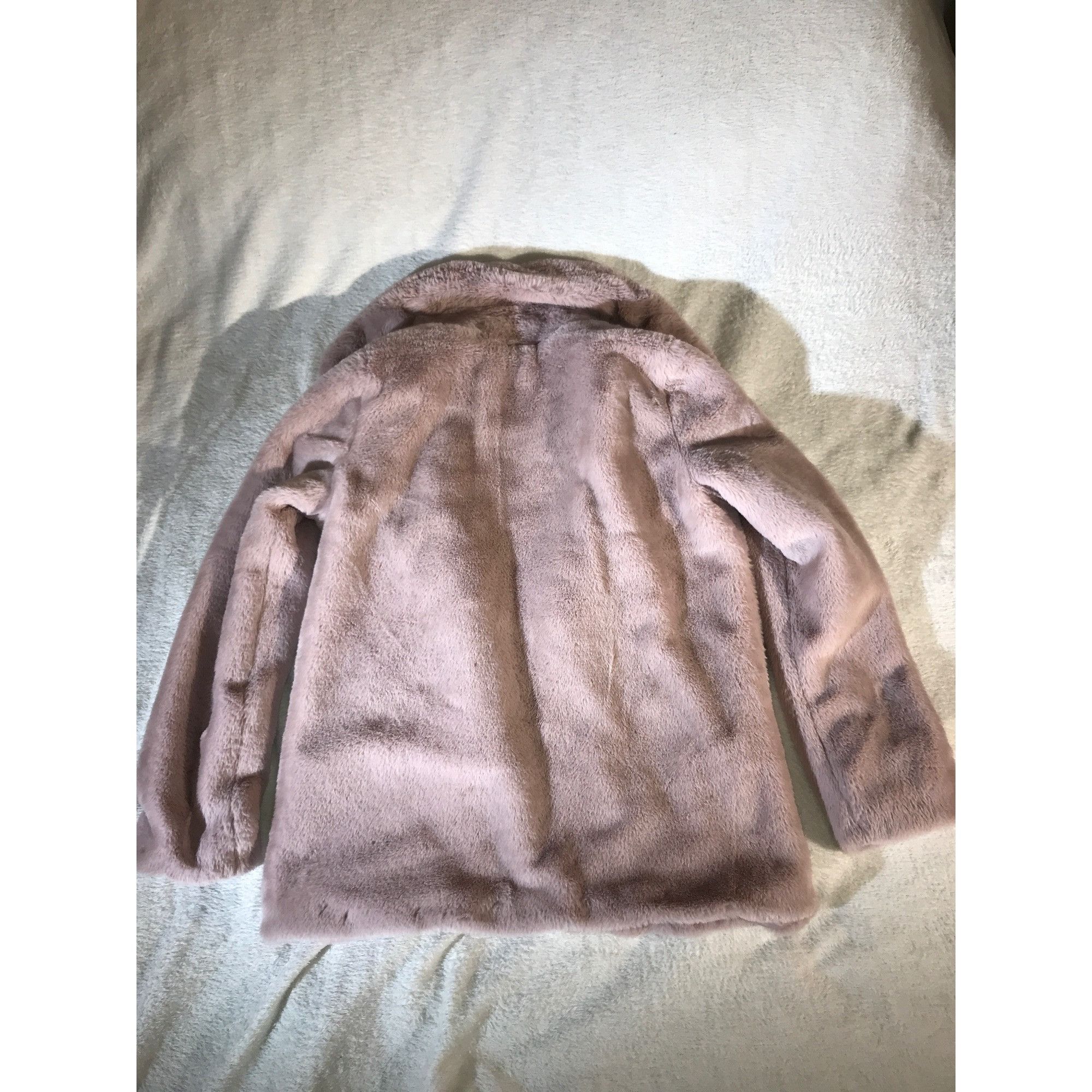 Rachel Zoe Rachel Zoe Soft Powder Pink Faux Fur Cozy Coat Size M / US 6-8 / IT 42-44 - 2 Thumbnail