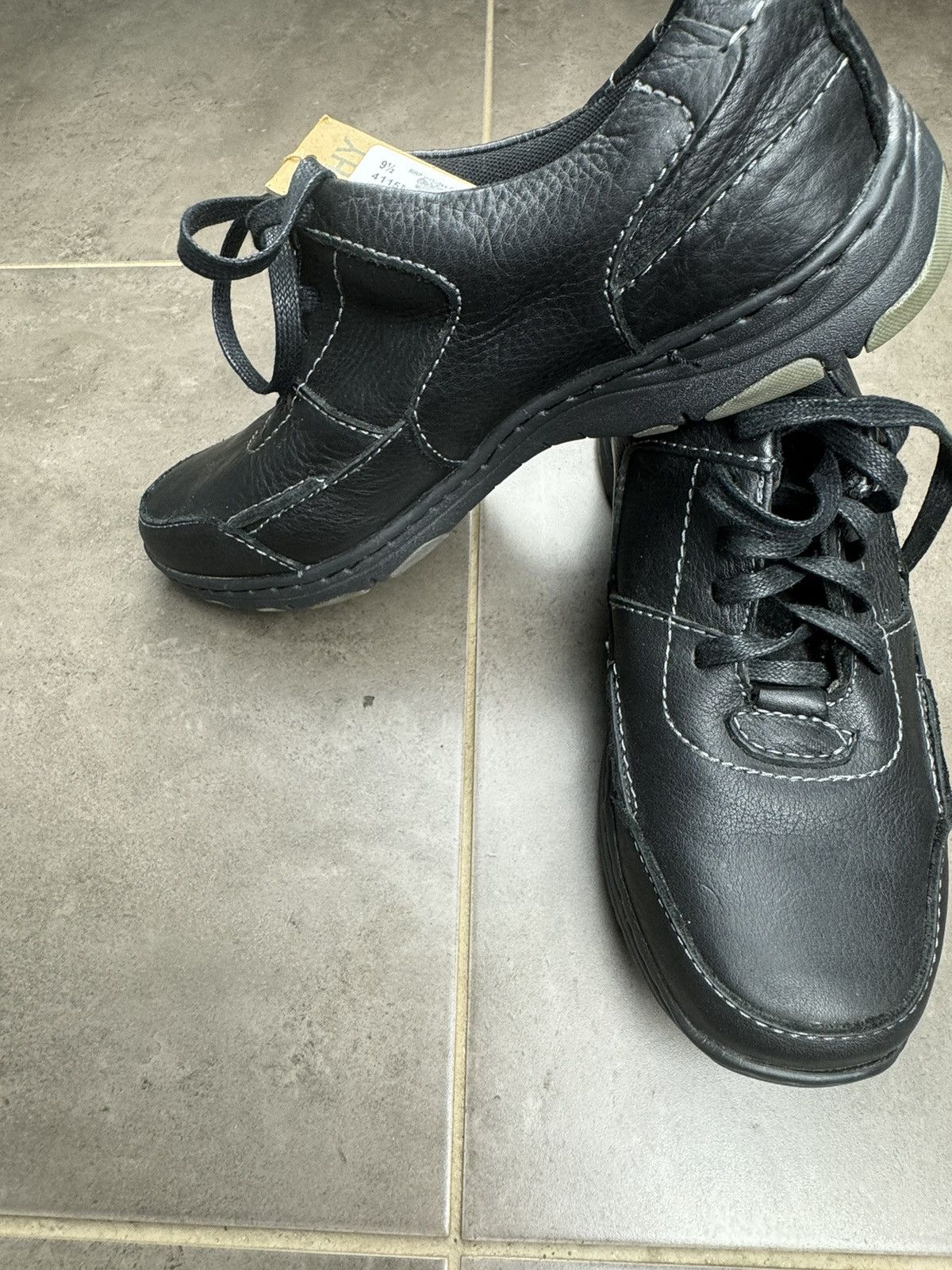 Japanese Brand Black leather Rivers boots S 9.5 Phylon Sole Size US 9.5 / EU 42-43 - 8 Thumbnail