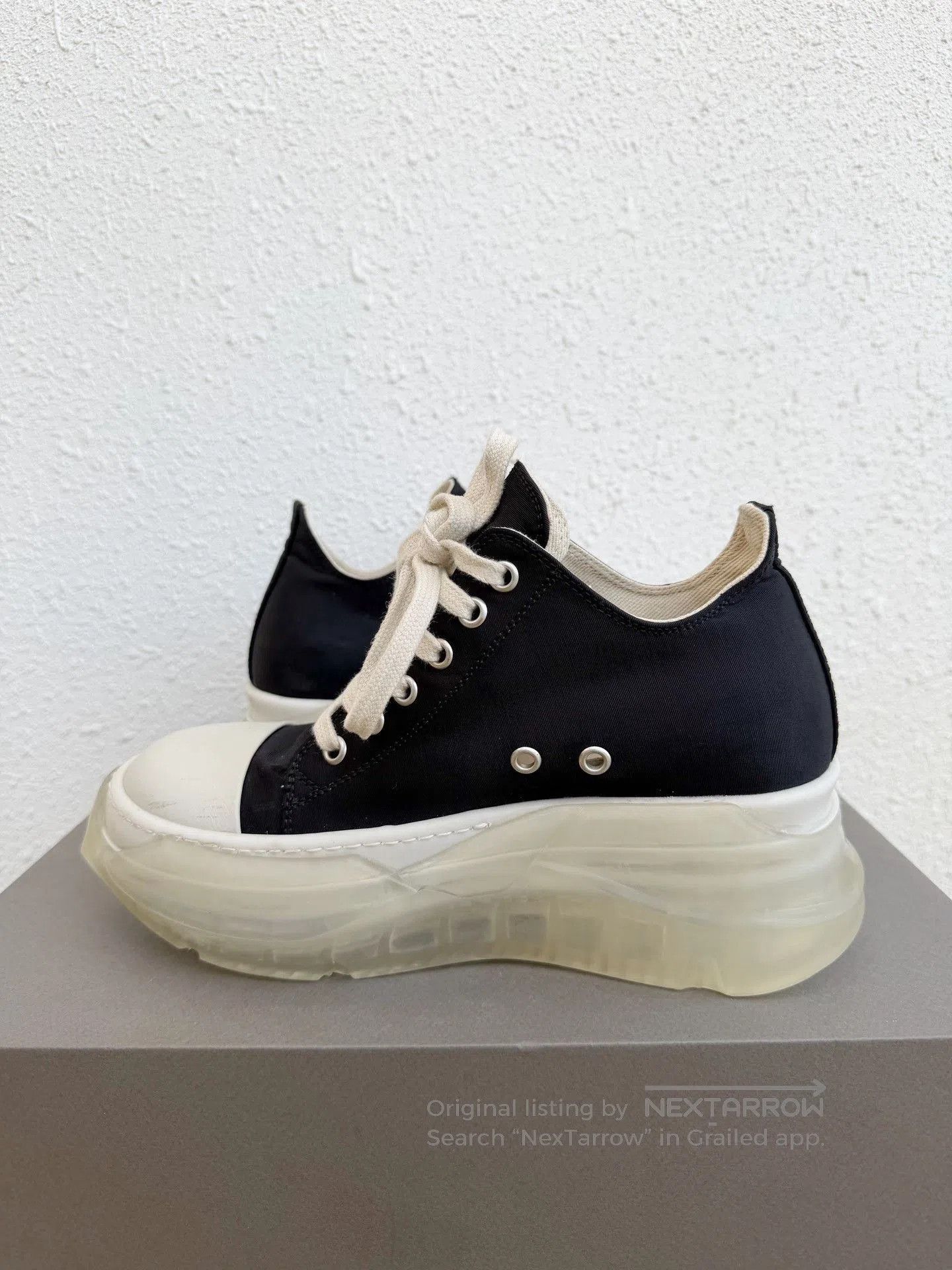 Rick Owens Drkshdw Rick Owens DRKSHDW Thick Sole Sneakers. Size US 4.5 / IT 34.5 - 5 Thumbnail