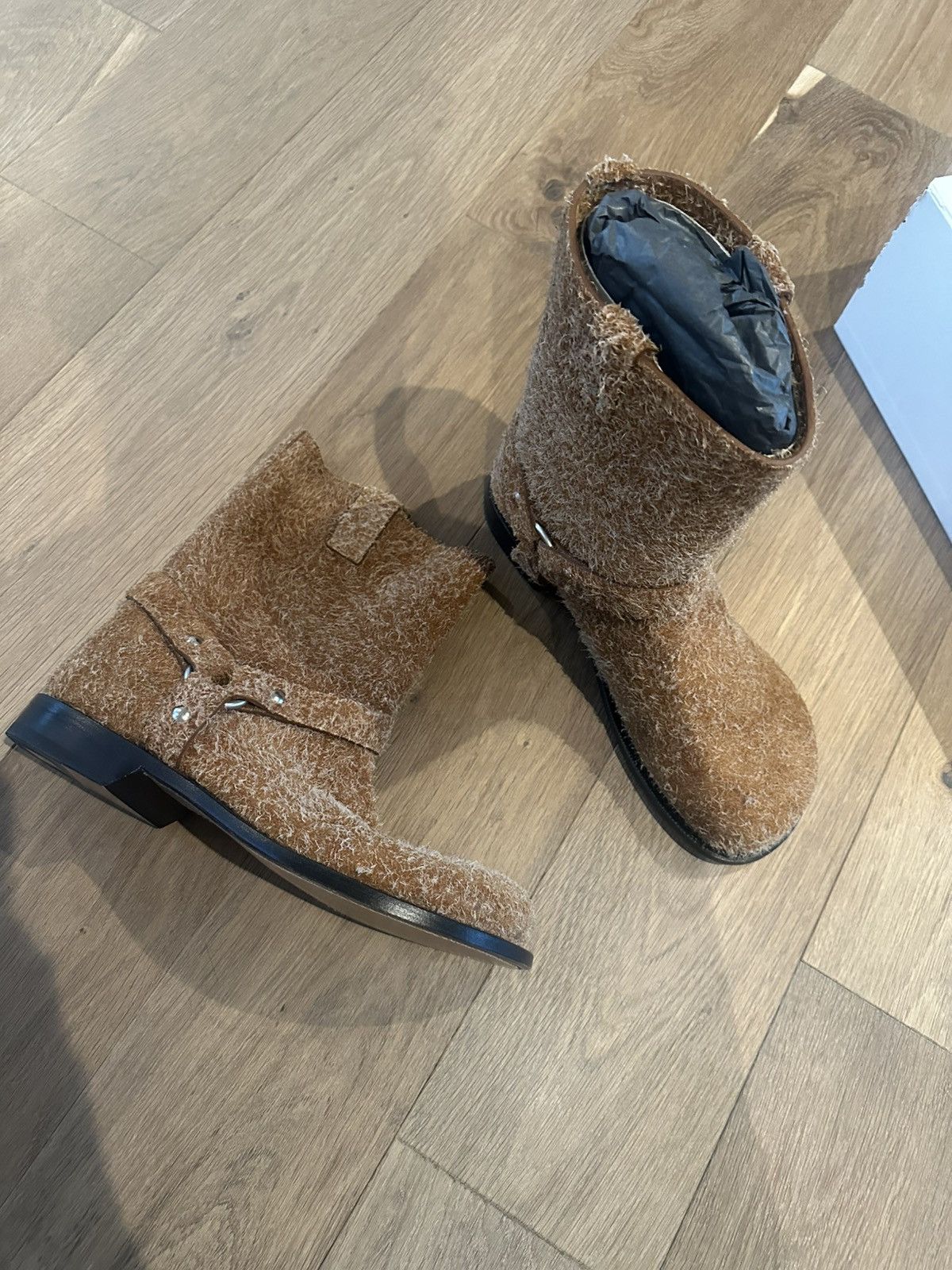 Loewe Loewe mens campo biker boots Size US 10 / EU 43 - 3 Thumbnail