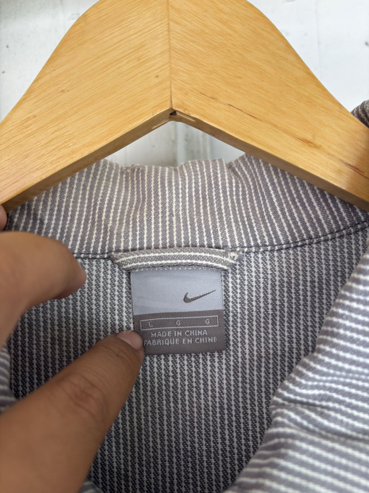 Nike RARE! Vintage 2000’s Worn Nike NSAL Jacket Size US L / EU 52-54 / 3 - 6 Thumbnail