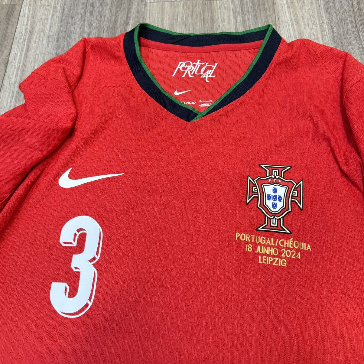 Nike × Sports Specialties Portugal Euro 2024 player issue home shirt #3 Pepe Size US XL / EU 56 / 4 - 3 Thumbnail