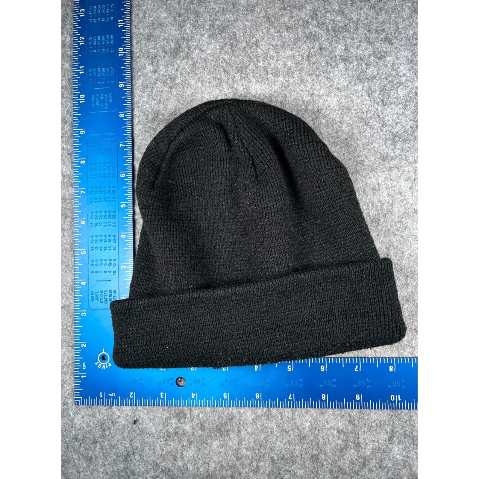 Vintage Target Beanie Adult One Size Black Knit Acrylic Spandex Blend Ski Snow Size ONE SIZE - 3 Thumbnail