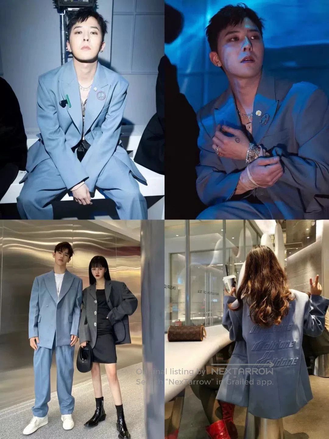 WE11DONE we11done oversized blue suit jacket. Size US M / EU 48-50 / 2 - 6 Thumbnail