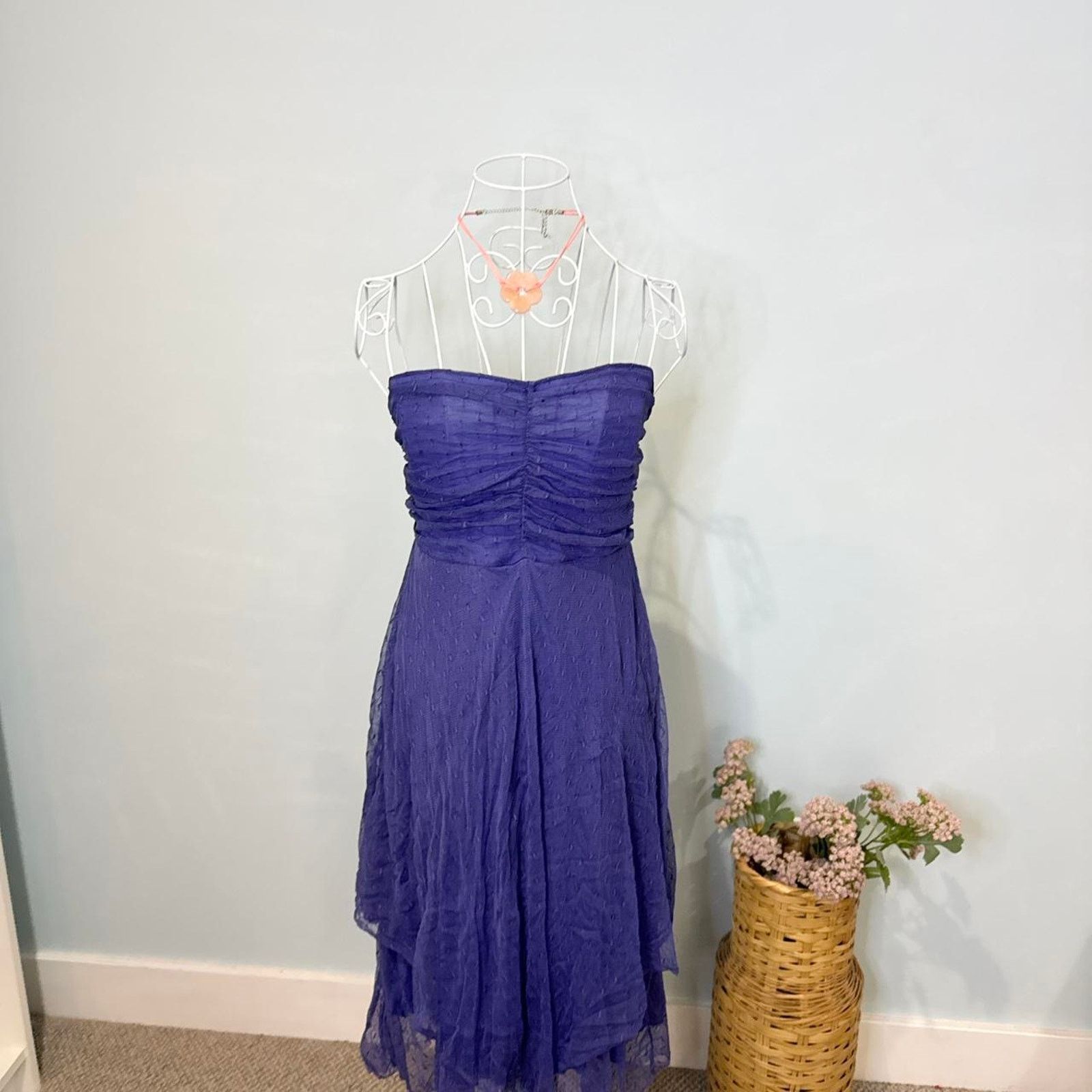 Free People Gorgeous vintage free people purple sleeveless fairy dress Size S / US 4 / IT 40 - 8 Thumbnail