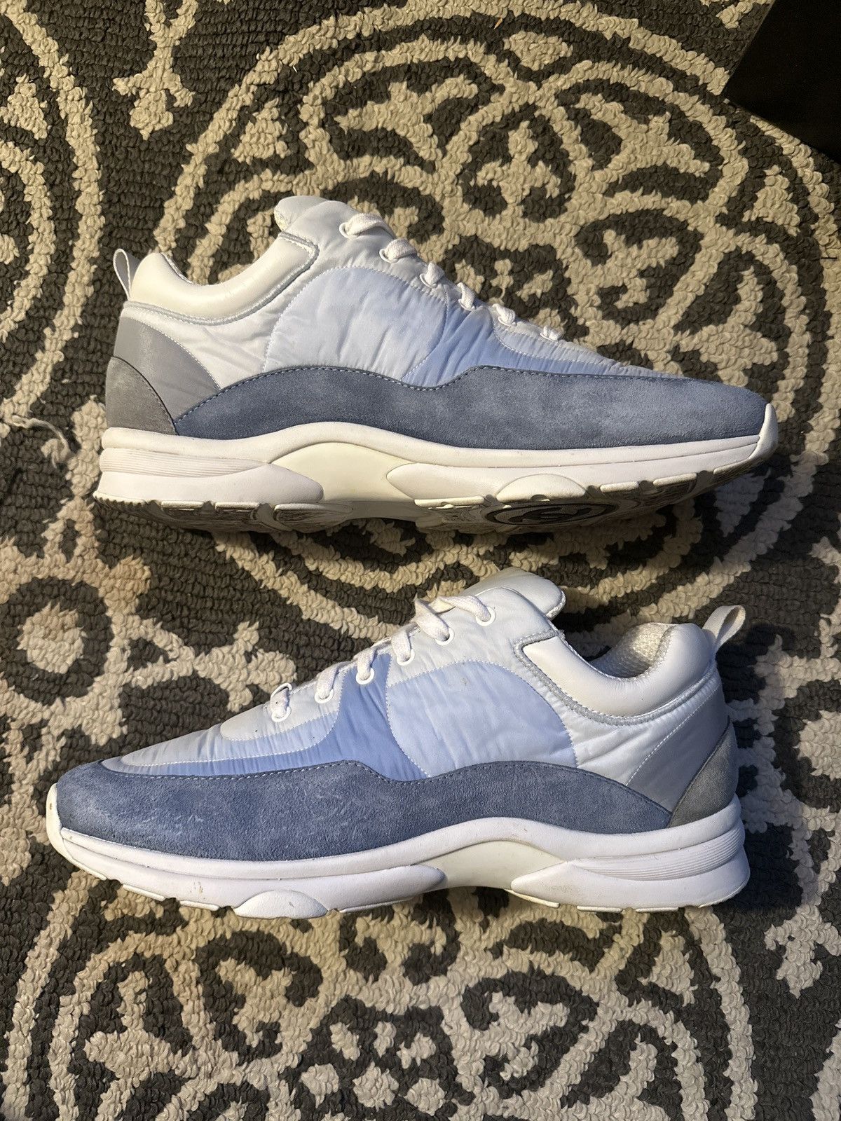 Chanel Chanel 21CC Sneaker Trainer Sky Blue/Grey Size US 12 / EU 45 - 2 Thumbnail