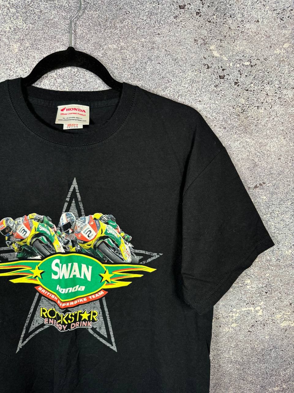 Vintage Vintage 2003 SWAN Honda Motorcycle T-Shirt Men's Large Size US L / EU 52-54 / 3 - 3 Thumbnail