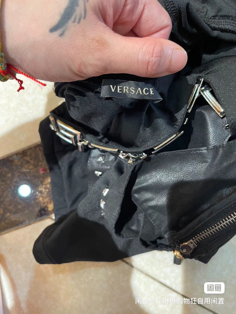Versace Versace Fake two punk biker dresses Size M / US 6-8 / IT 42-44 - 7 Thumbnail