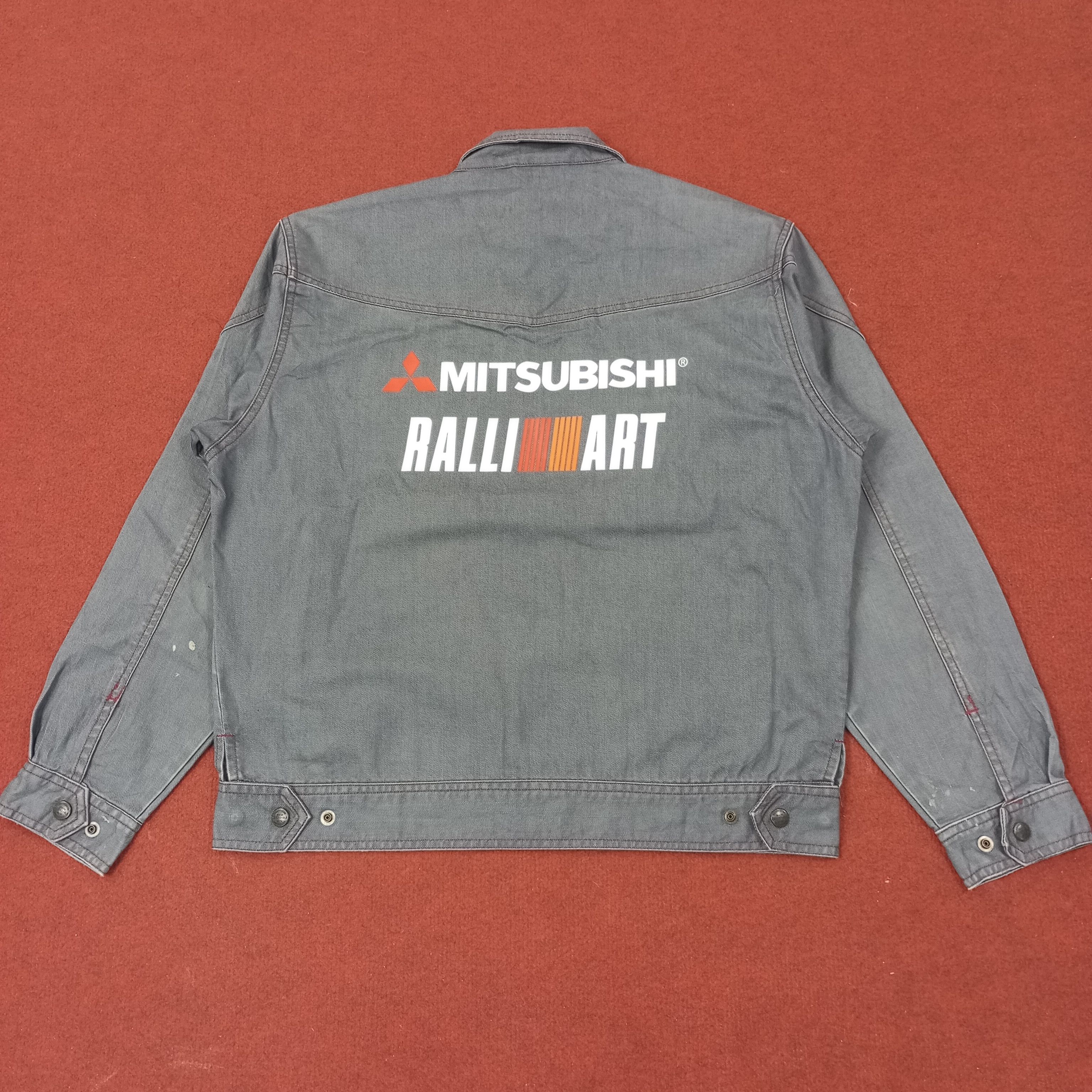 Vintage Mitsubishi Ralli Art Motorsports Custom Art Jacket c245n4 Size US M / EU 48-50 / 2 - 1 Thumbnail