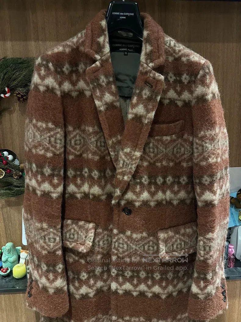 Comme des Garcons Comme des Garcons Homme Plus 2013AW Embroidered Coat. Size US XS / EU 42 / 0 - 2 Thumbnail