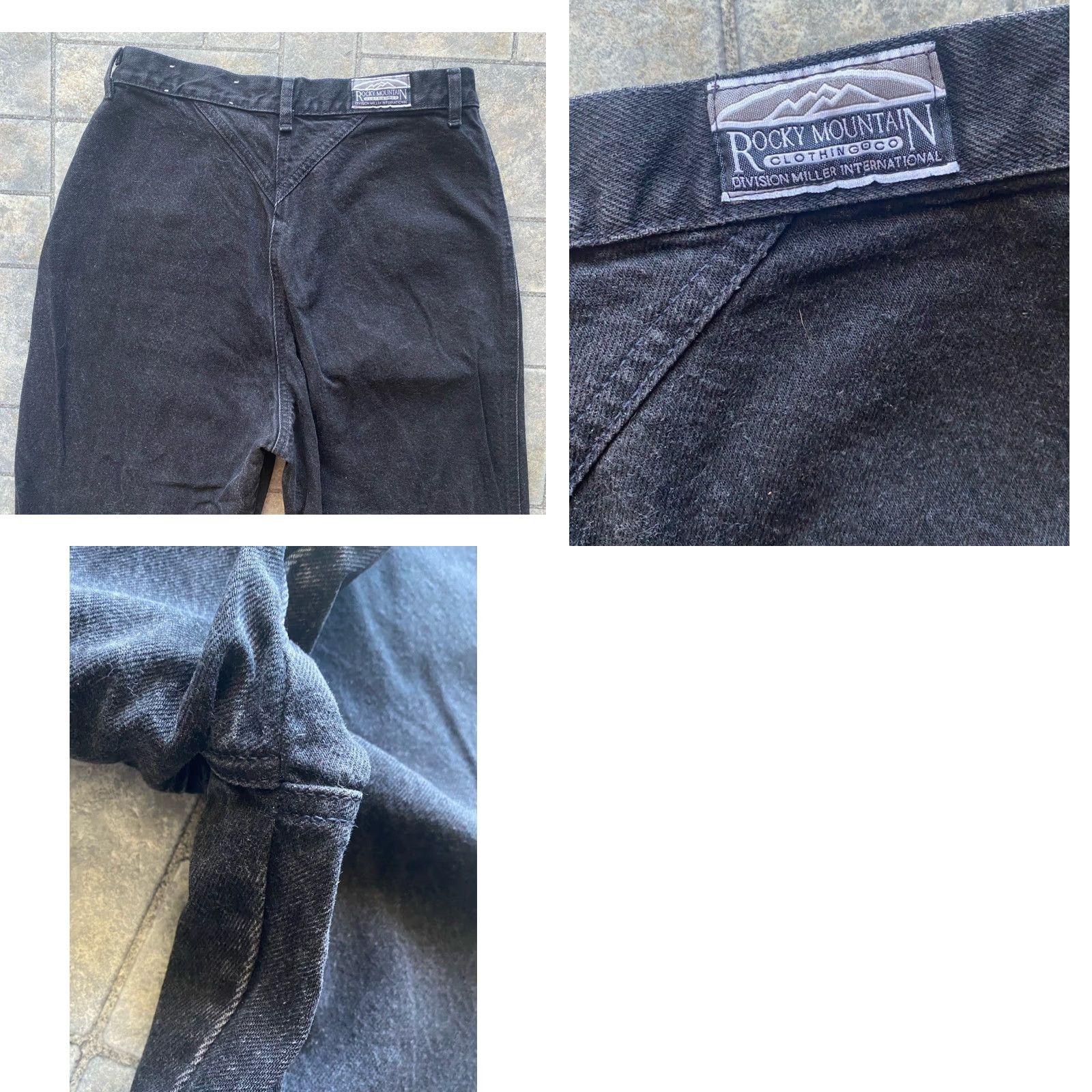 Vintage VINTAGE Rockies Jeans Women Black 11/12 Inseam 36 USA Made Pants United States Women 36 in Jeans Style: Pants Size 11/12 Black Size 32" / US 10 / IT 46 - 9 Thumbnail
