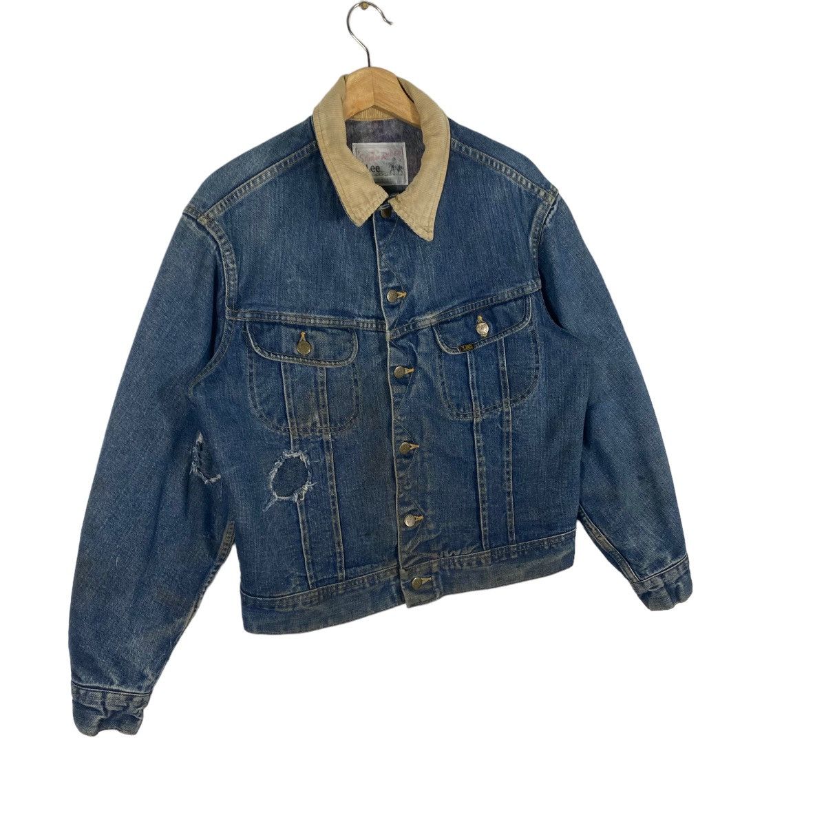 Lee × Vintage Vintage 60s Lee Storm Rider Denim Jacket Size US L / EU 52-54 / 3 - 3 Thumbnail