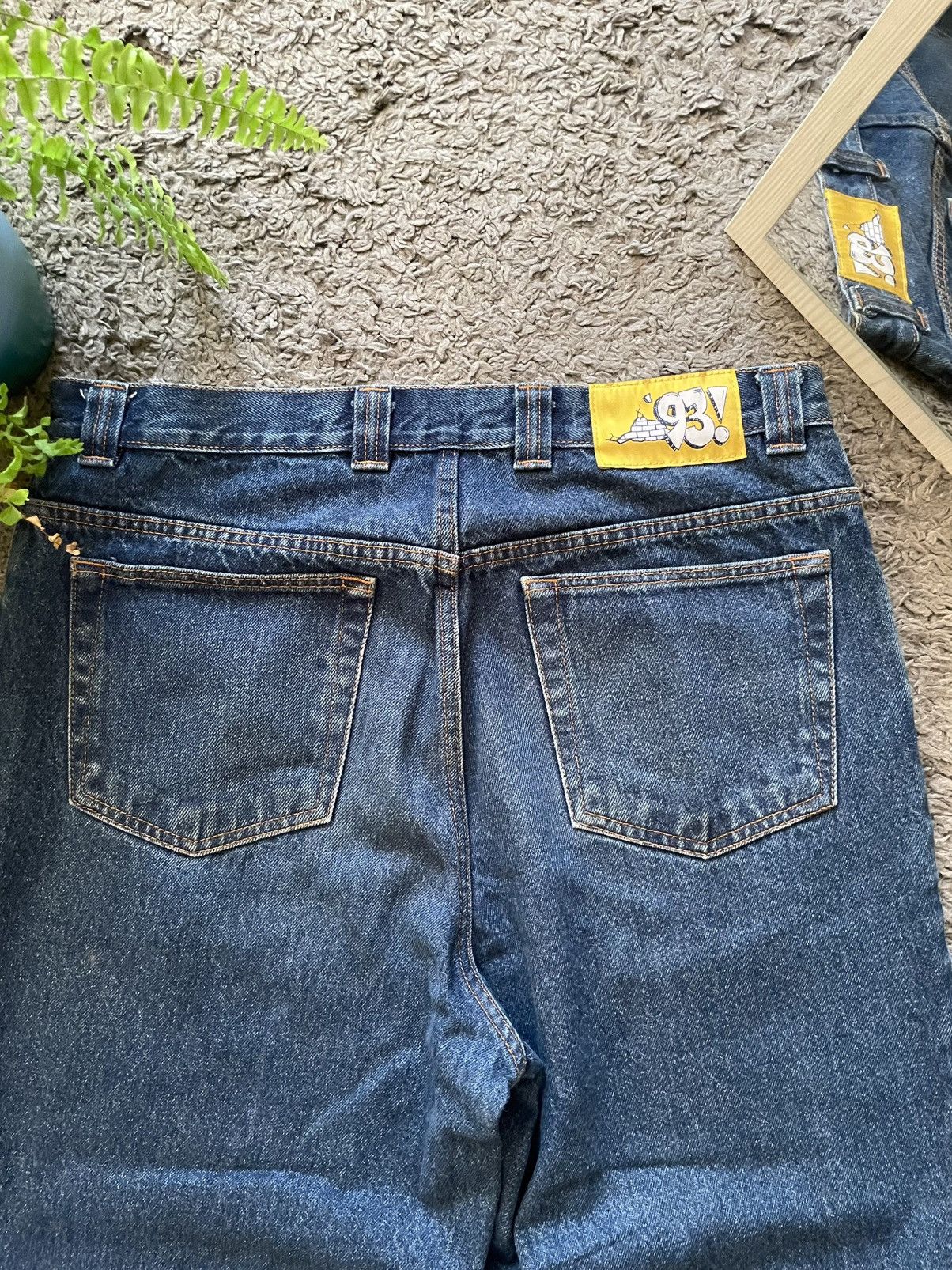 Polar Skate Co. × Vintage 93 Polar Skate Co. Denim Pants Streetwear Sk8 Vintage Logo Size US 34 / EU 50 - 12 Thumbnail