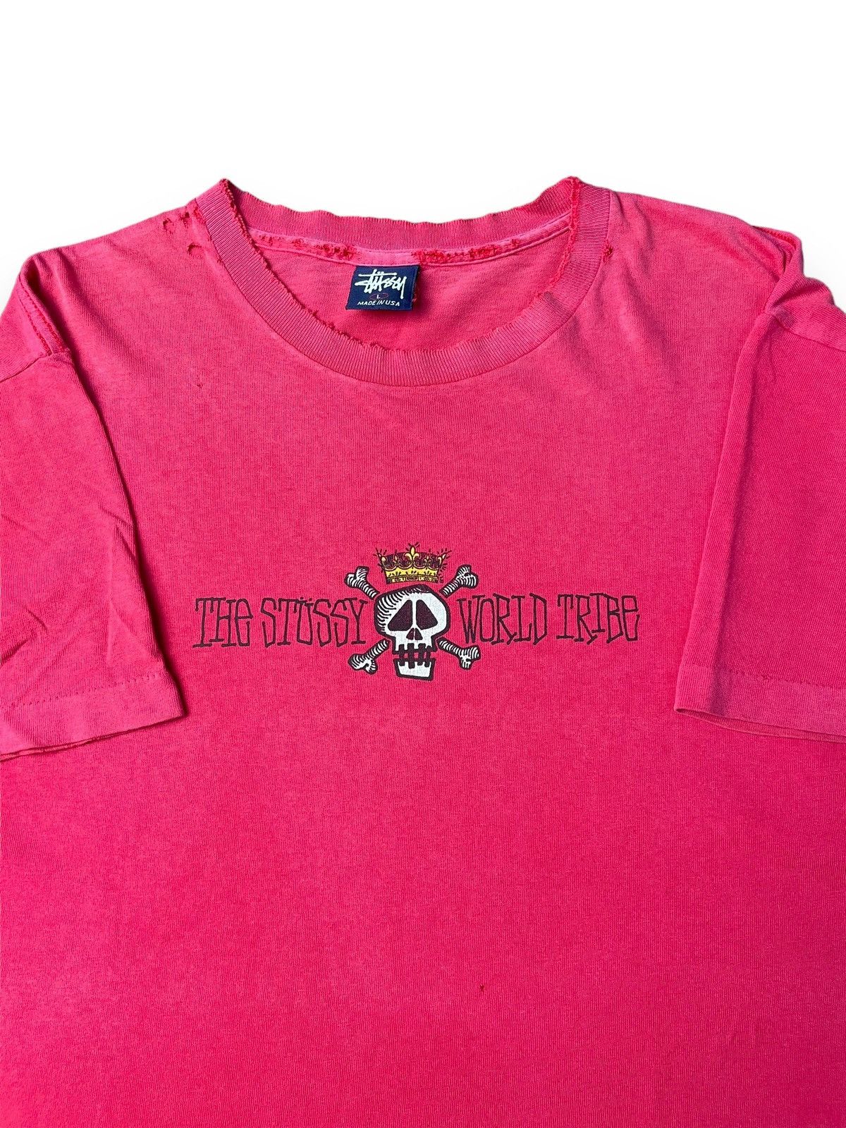 Stussy × Vintage Vintage Stussy World Tribe Shirt Size US L / EU 52-54 / 3 - 2 Thumbnail