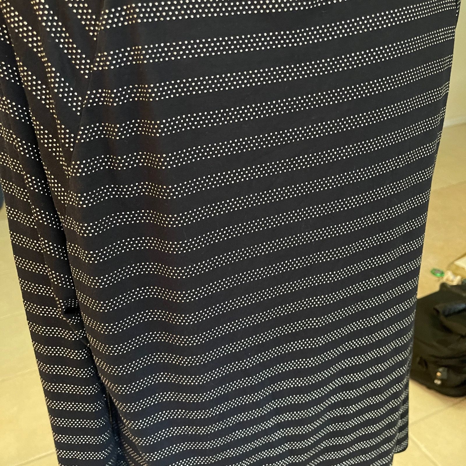 Jones New York Jones of New York 1X Black & Silver Long Sleeve Stripe JNY Size XL / US 12-14 / IT 48-50 - 5 Thumbnail