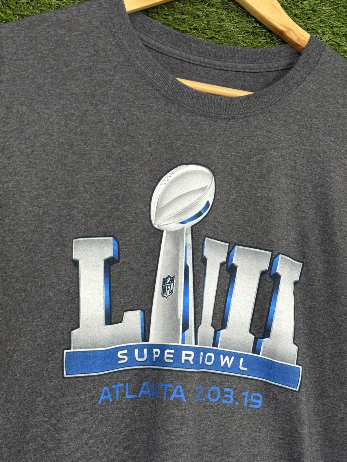 Majestic 2019 Atlanta Super Bowl Majestic Chrome Ball Champion Tee Size US XL / EU 56 / 4 - 3 Thumbnail