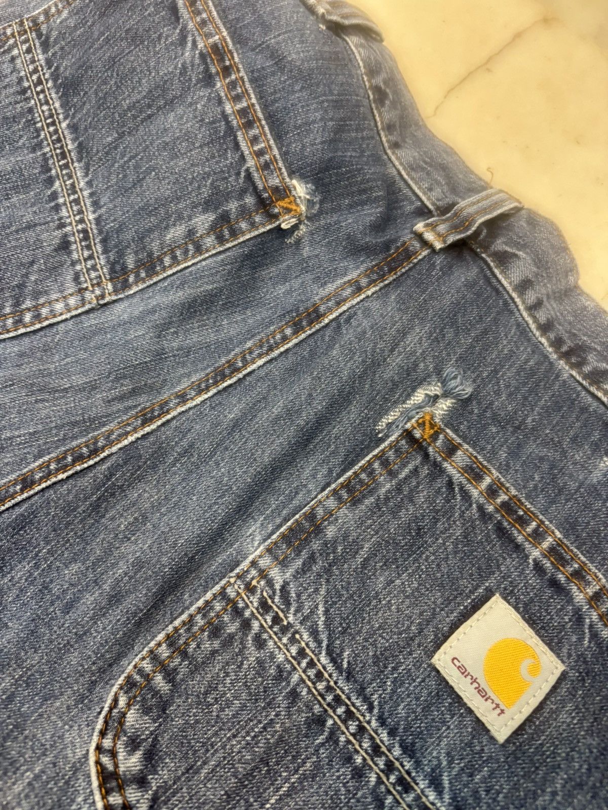Carhartt Vintage carhartt loose fit denim double knee Size US 34 / EU 50 - 9 Thumbnail