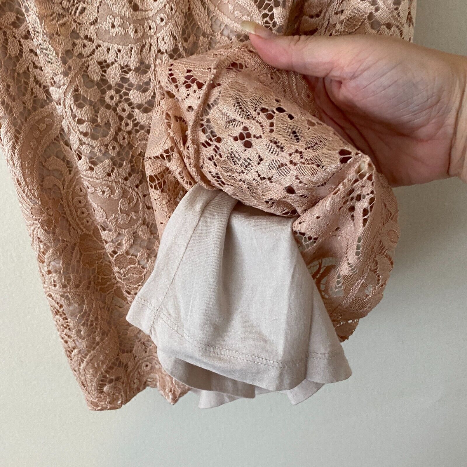 Other LOFT Rose Floral Lace Lined Sleeveless Blouse Key Hole XSP Size XS / US 0-2 / IT 36-38 - 6 Thumbnail