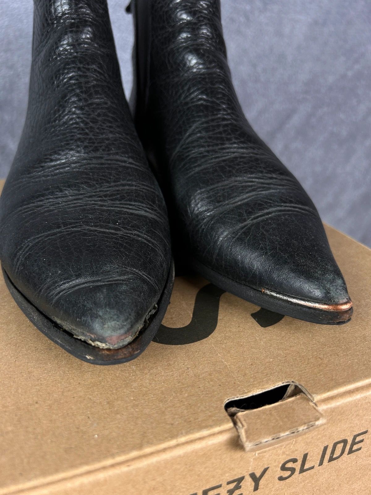 Acne Studios × Designer Acne Studios leather boots Made In Italy black Vibram Size US 7 / IT 37 - 6 Thumbnail