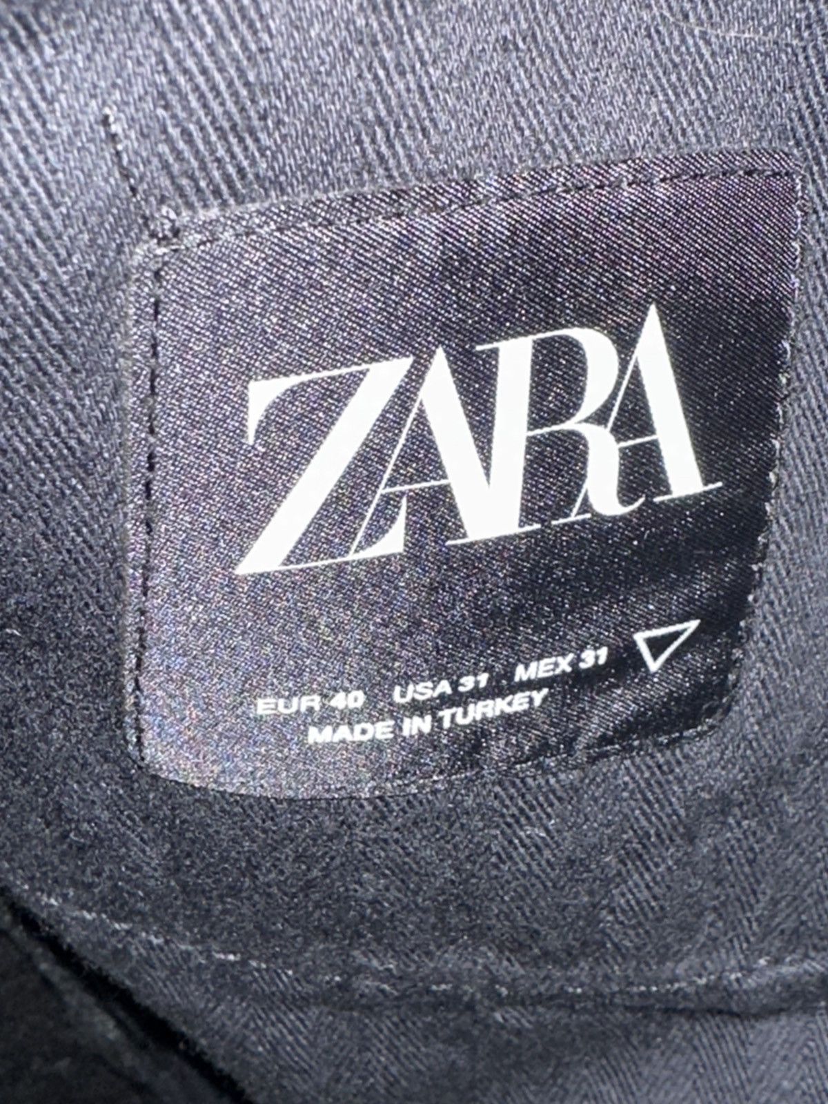 Zara Zara jet black skinny jeans Size US 31 - 6 Thumbnail