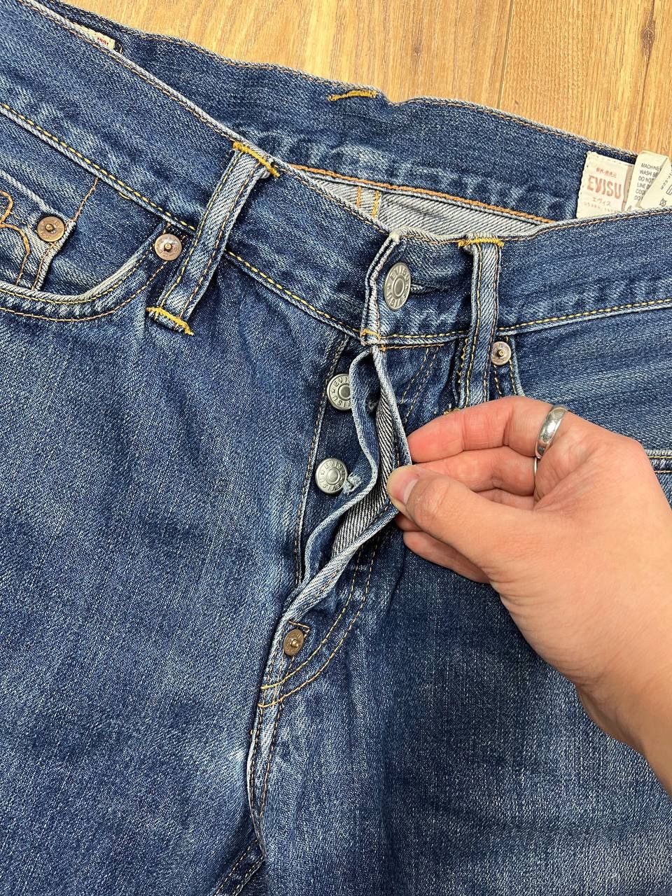 Evisu 00’s EVISU JAPAN RARE HANDPAINTED BAGGY JEANS DENIM Y2K Size US 32 / EU 48 - 5 Thumbnail