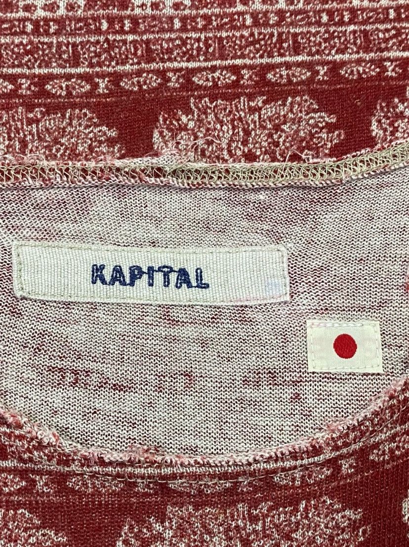 Kapital Kapital Kiro Hirata Linen T-Shirt Size US XS / EU 42 / 0 - 9 Thumbnail