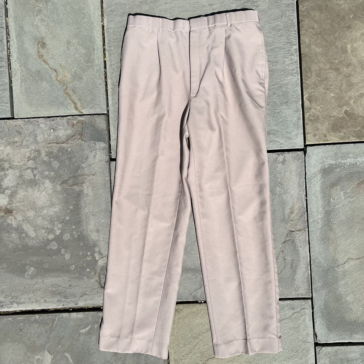Other × Vintage Vintage 80s Pleated Khaki Pants Size US 33 - 1 Thumbnail