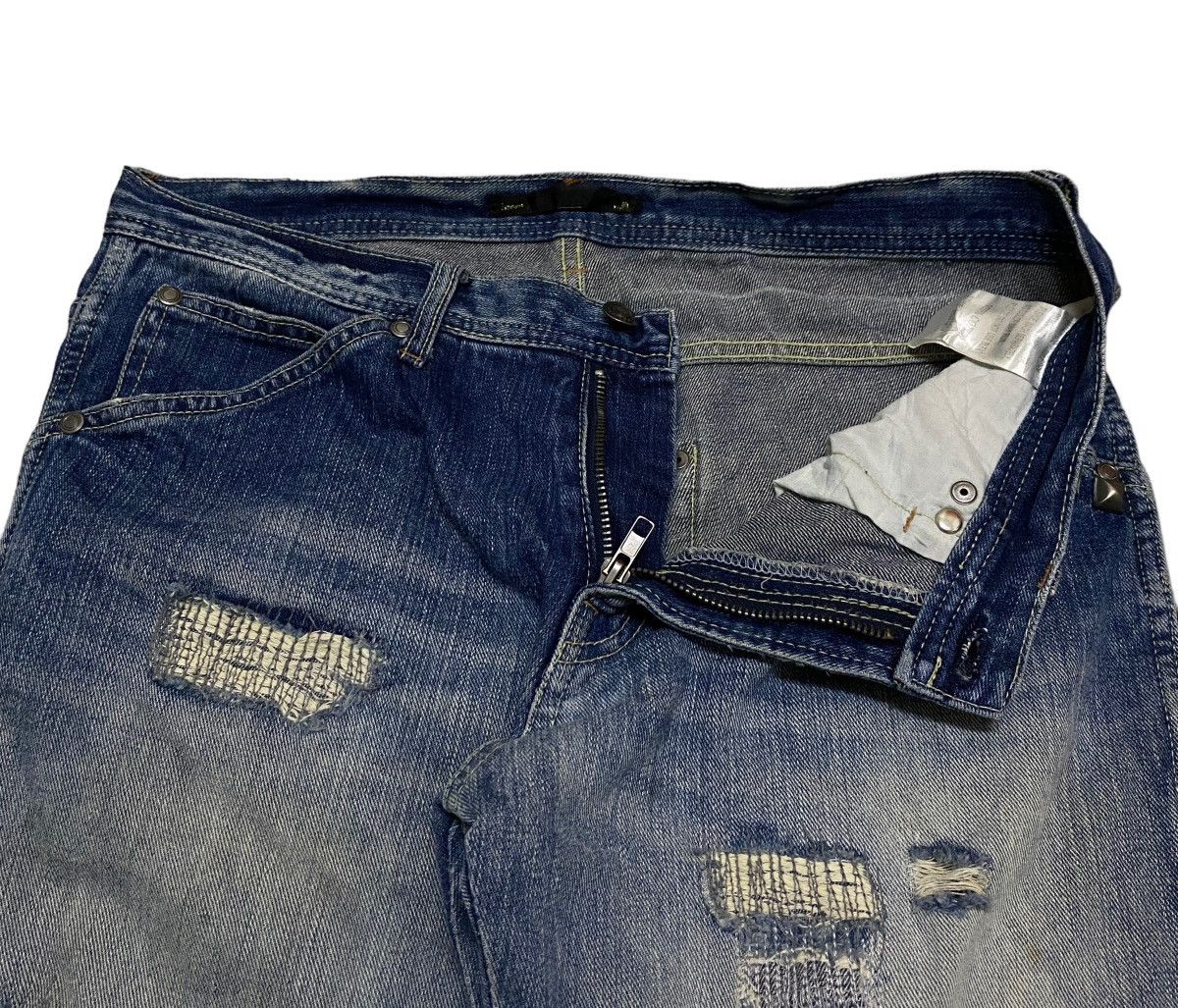 If Six Was Nine × Japanese Brand Very Rare Design Vintage Brand Icon Distressed Jeans 2000s Size US 31 - 6 Thumbnail