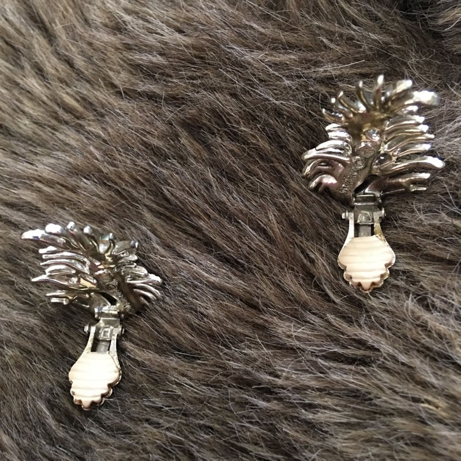 Vintage Vintage 70s Sarah Coventry Feather Fantasy clips Size ONE SIZE - 4 Thumbnail