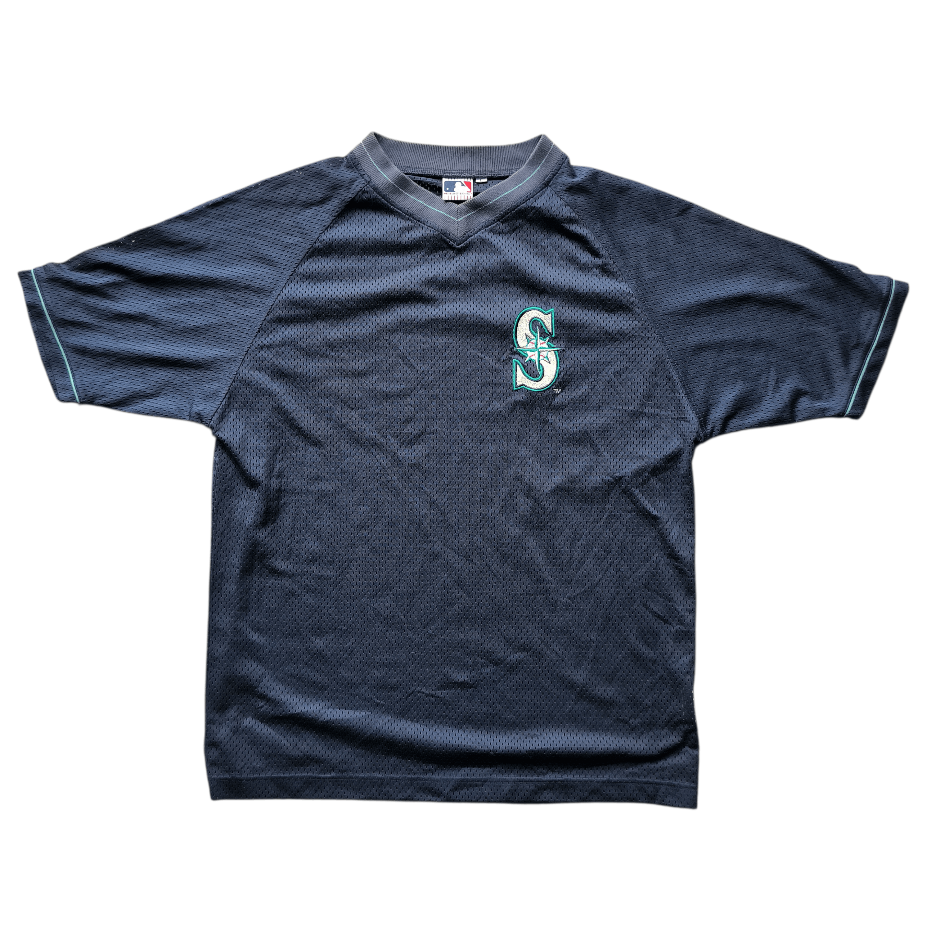 MLB Vintage 2000s Seattle Marines MLB Mesh Jersey Size US L / EU 52-54 / 3 - 1 Thumbnail