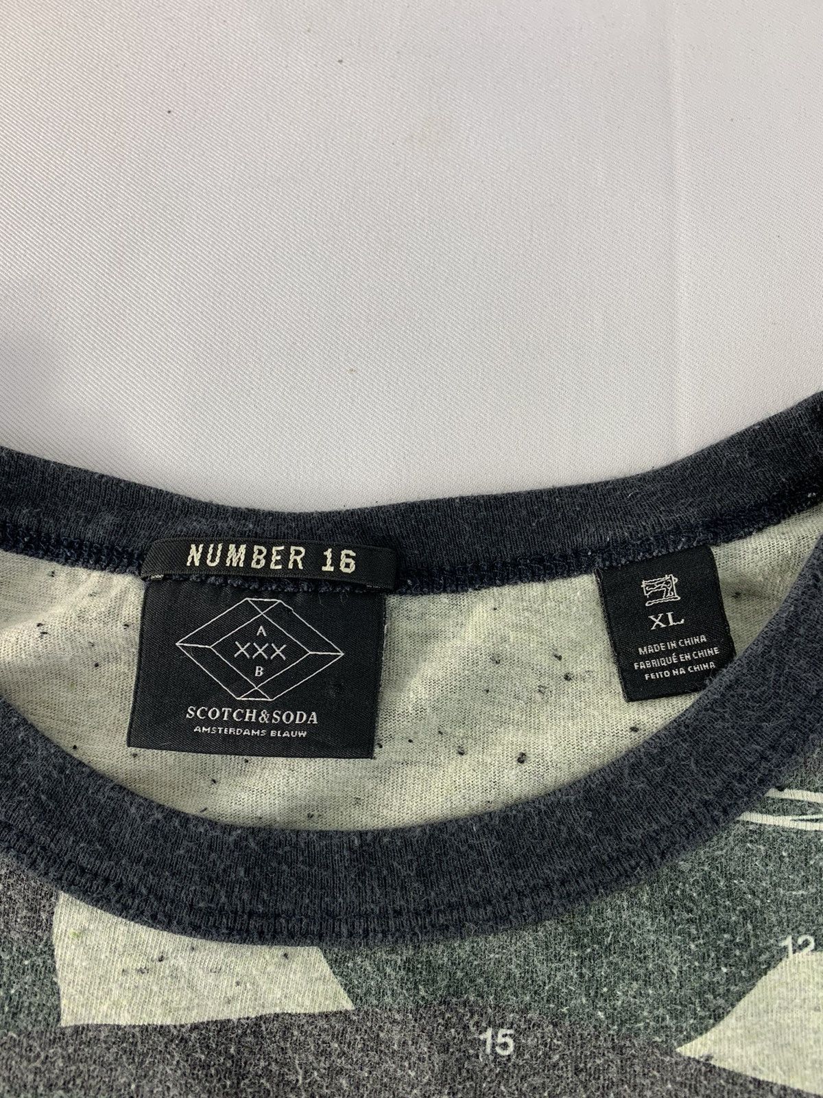 Scotch & Soda Number 16 Scotch & Soda Amsterdam Blauw Crewneck Over Tee Size US XL / EU 56 / 4 - 3 Thumbnail