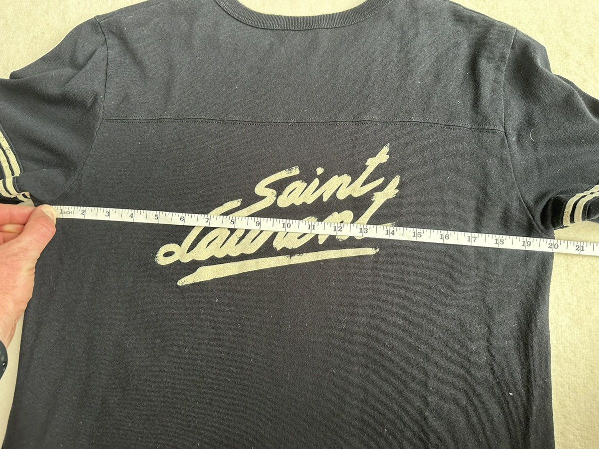 Saint Laurent Paris Grail Saint Laurent 50’s signature logo black t shirt Size US S / EU 44-46 / 1 - 6 Thumbnail