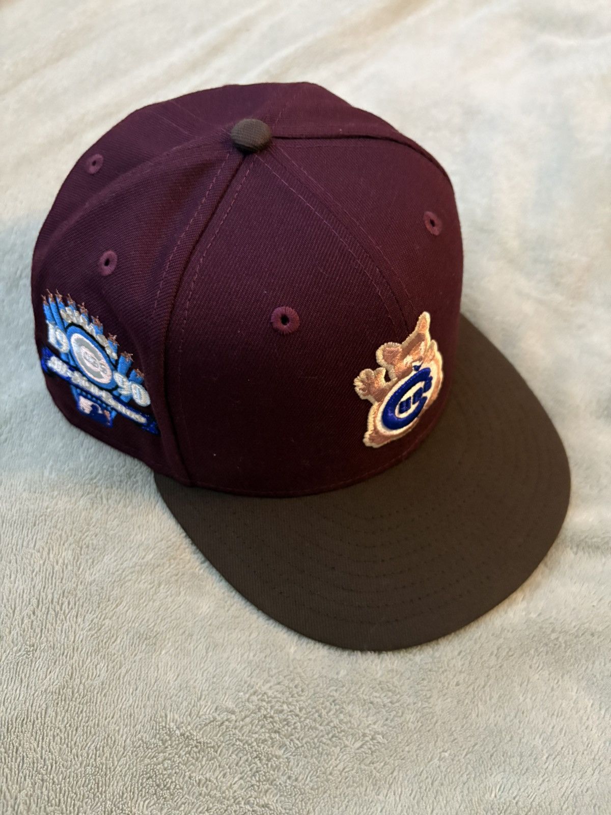 Lids × MyFitteds × New Era Chicago Cubs 7 3/8 Fitted Cap Size ONE SIZE - 1 Thumbnail