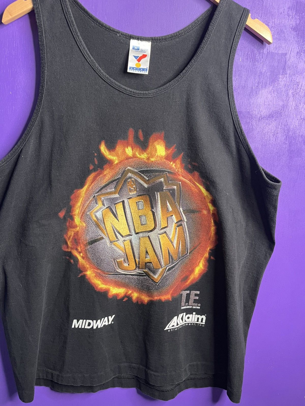 NBA × Vintage Vintage 90s NBA Jam video game promo tank top Size US XL / EU 56 / 4 - 3 Thumbnail