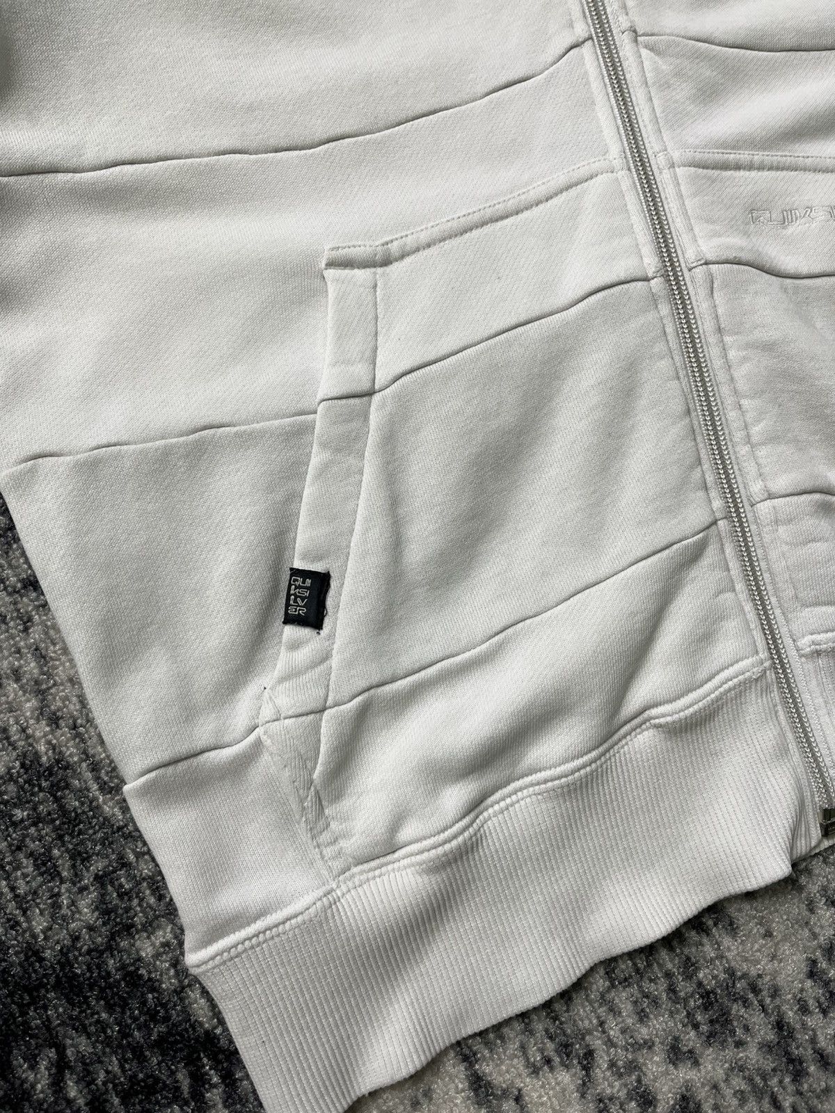 Quiksilver × Vintage Vintage Quiksilver Zip Up Hoodie Y2K Style Size US L / EU 52-54 / 3 - 6 Thumbnail