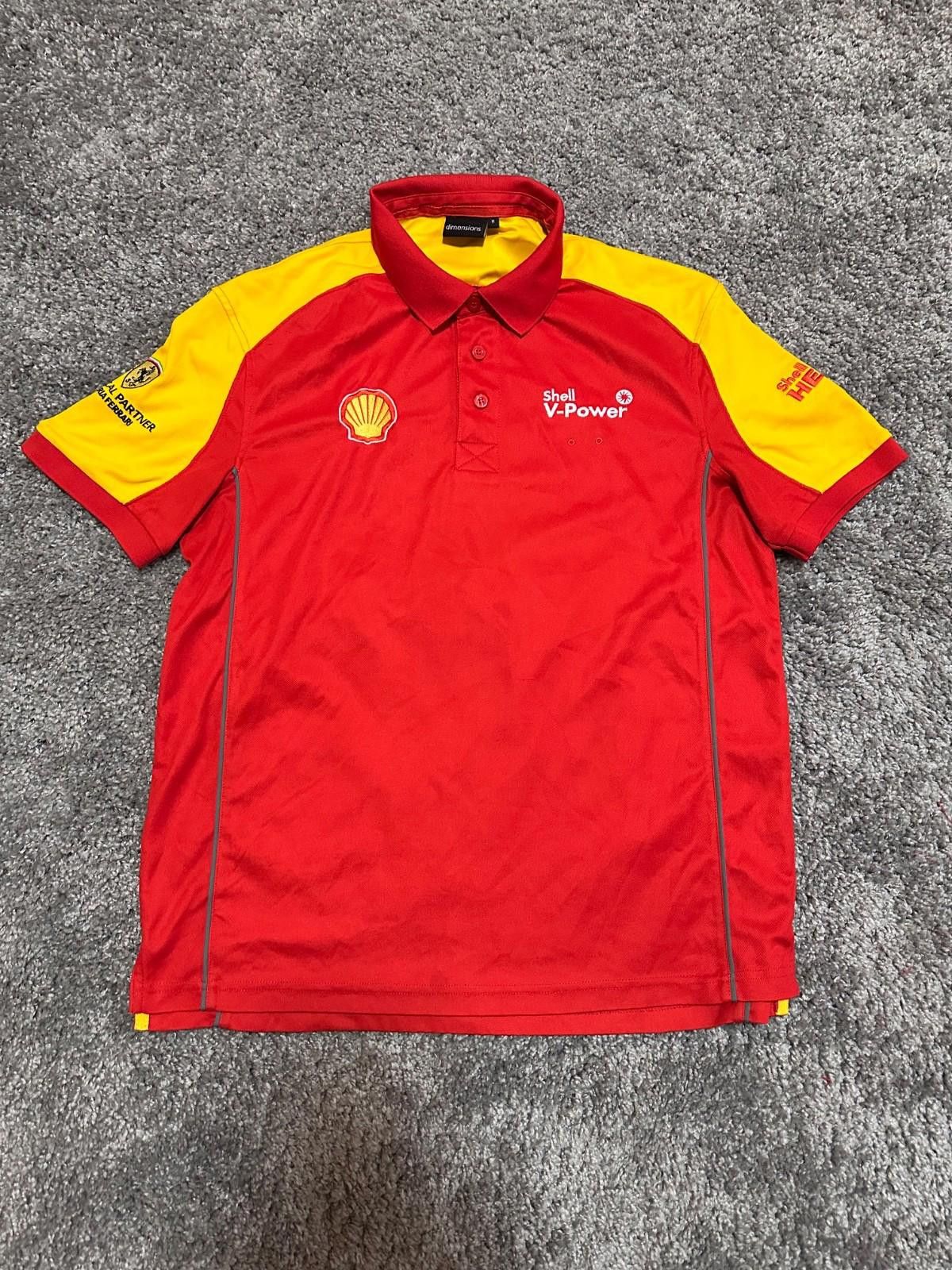 Ferrari Vintage Shell V-Power Ferrari Polo Shirt Racing F1 Size M Size US M / EU 48-50 / 2 - 1 Thumbnail