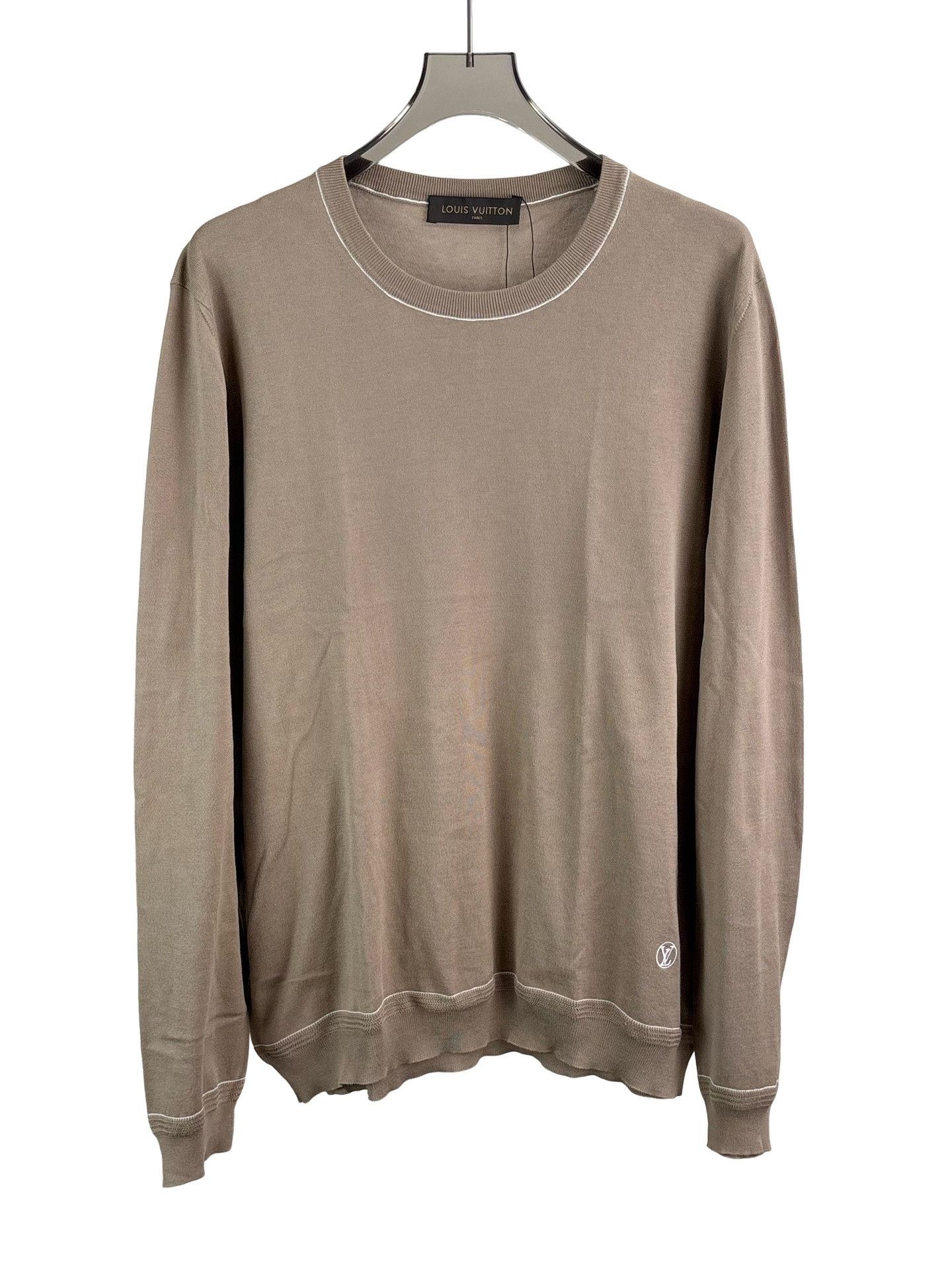 Louis Vuitton Louis Vuitton Embroidered Logo Knit Sweater XXL Size US XXL / EU 58 / 5 - 1 Thumbnail