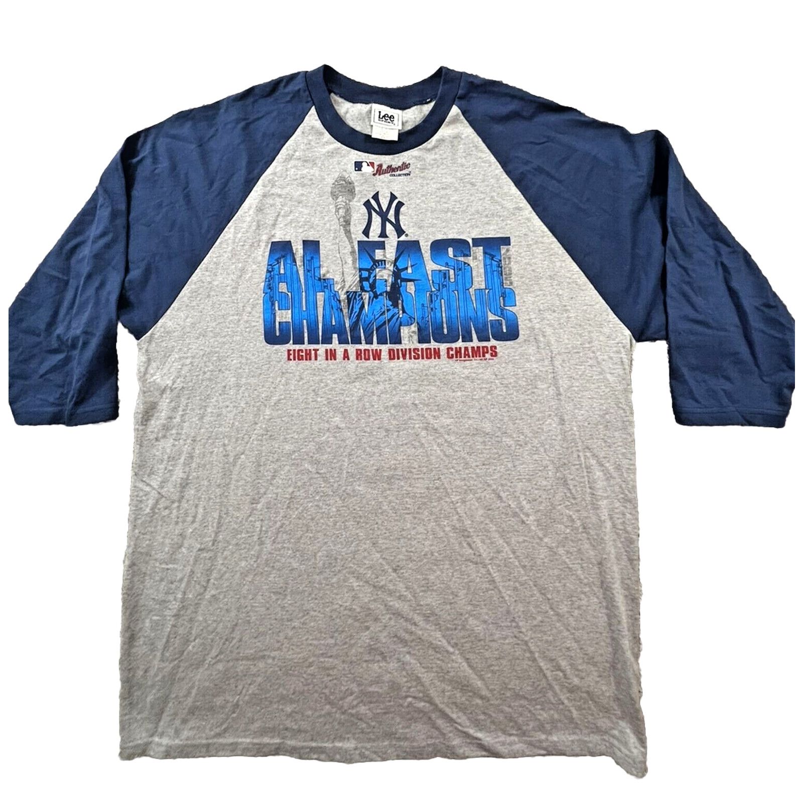 Lee New York Yankees 2005 AL East Champions Tee XL Lee Sport MLB Size US XL / EU 56 / 4 - 3 Thumbnail
