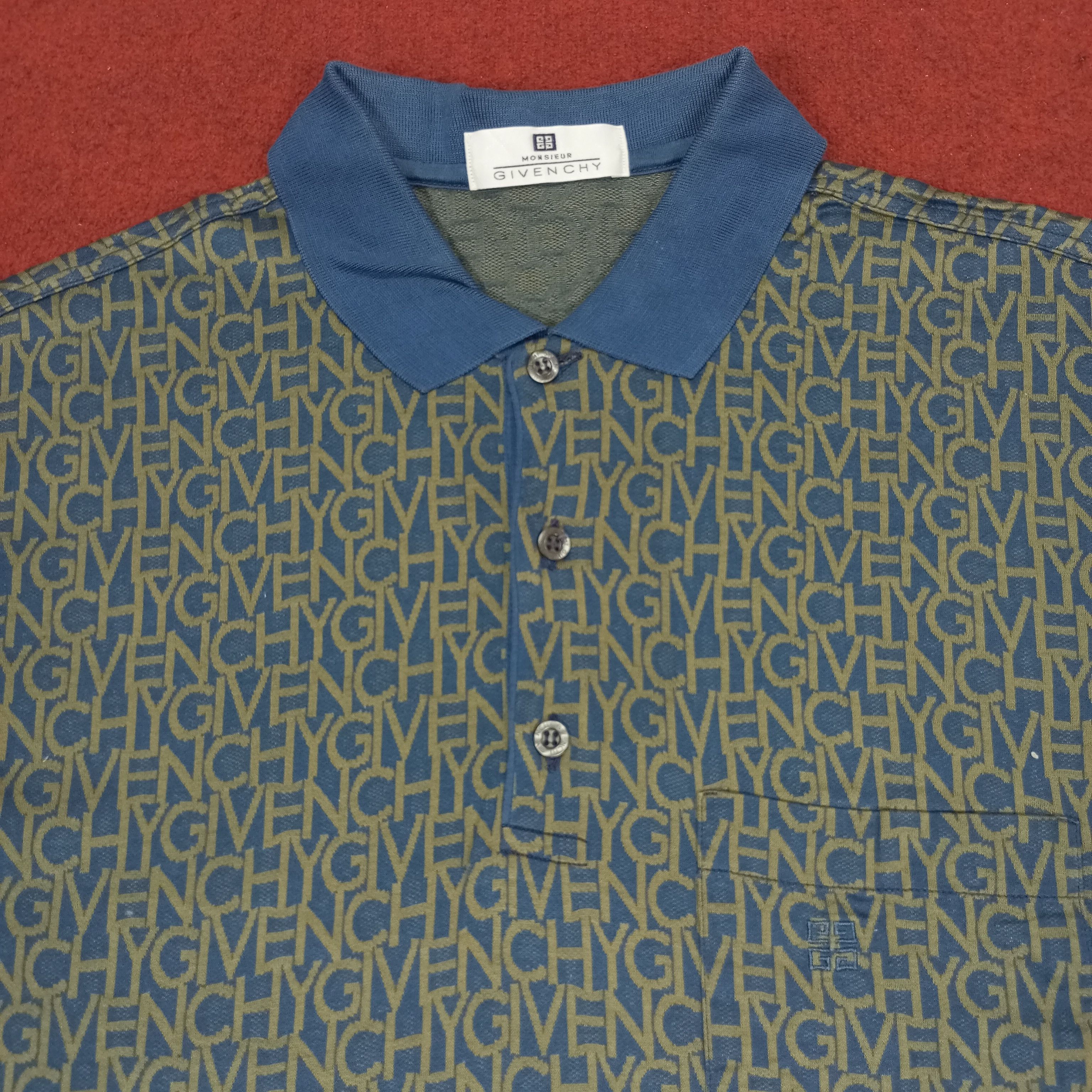 Givenchy × Vintage Givenchy Fashion Style Designer Polos Size US M / EU 48-50 / 2 - 2 Thumbnail