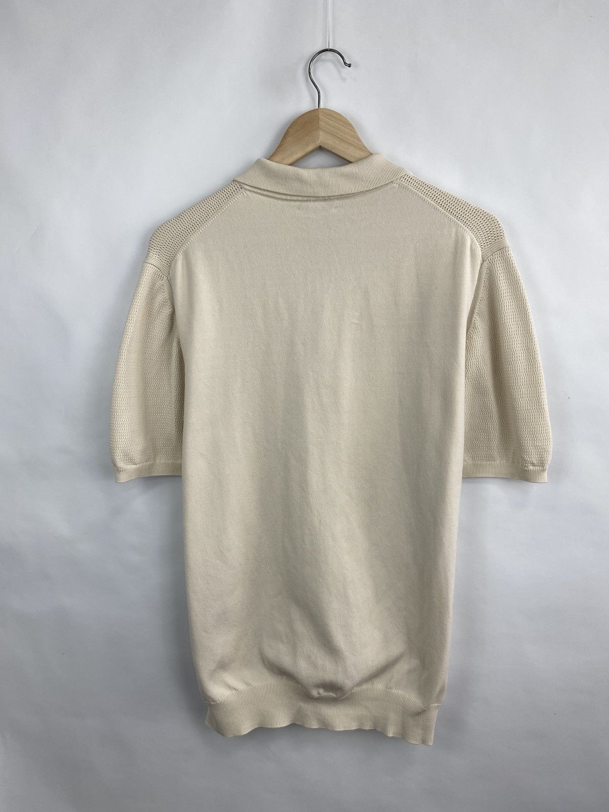 Reiss Reiss Luxury Polo Shirt Gold Zip Rare Retro Hype Y2K Size US L / EU 52-54 / 3 - 8 Thumbnail