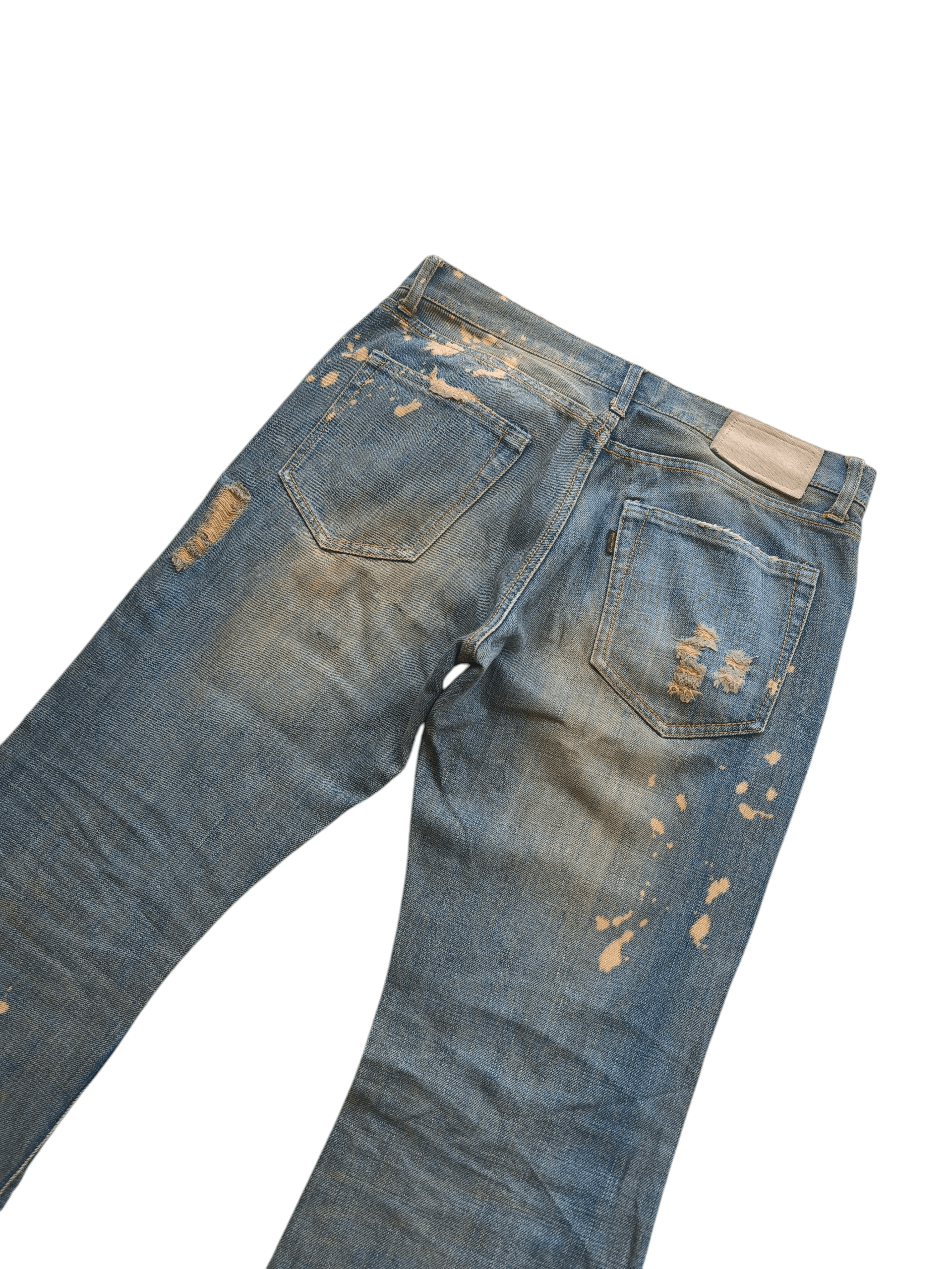 If Six Was Nine Goa Distressed mudwash flare denim Size US 32 / EU 48 - 6 Thumbnail