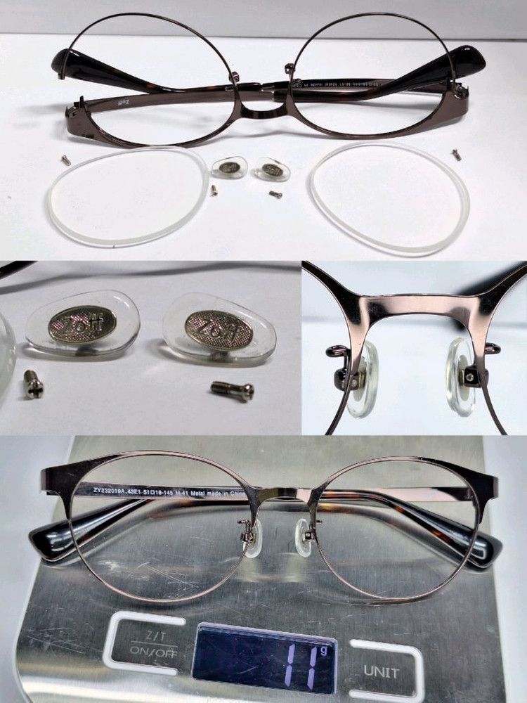 Vintage Zoff Business Boston Glasses Frame Brown ZY232019-43E1 M-41 Size ONE SIZE - 4 Thumbnail