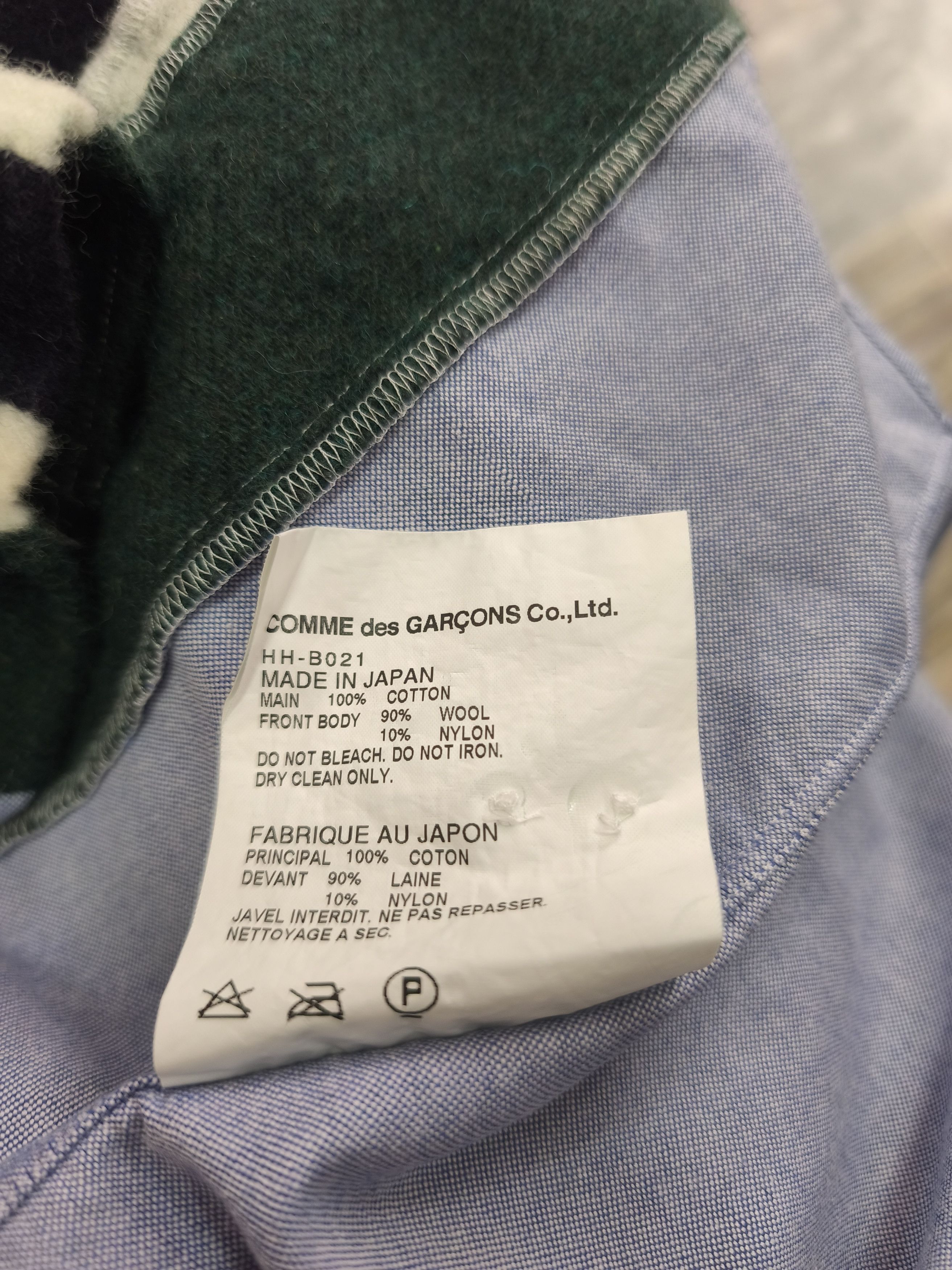 Comme des Garcons Homme Comme des Garcons Homme conversion shirt Size US L / EU 52-54 / 3 - 8 Thumbnail