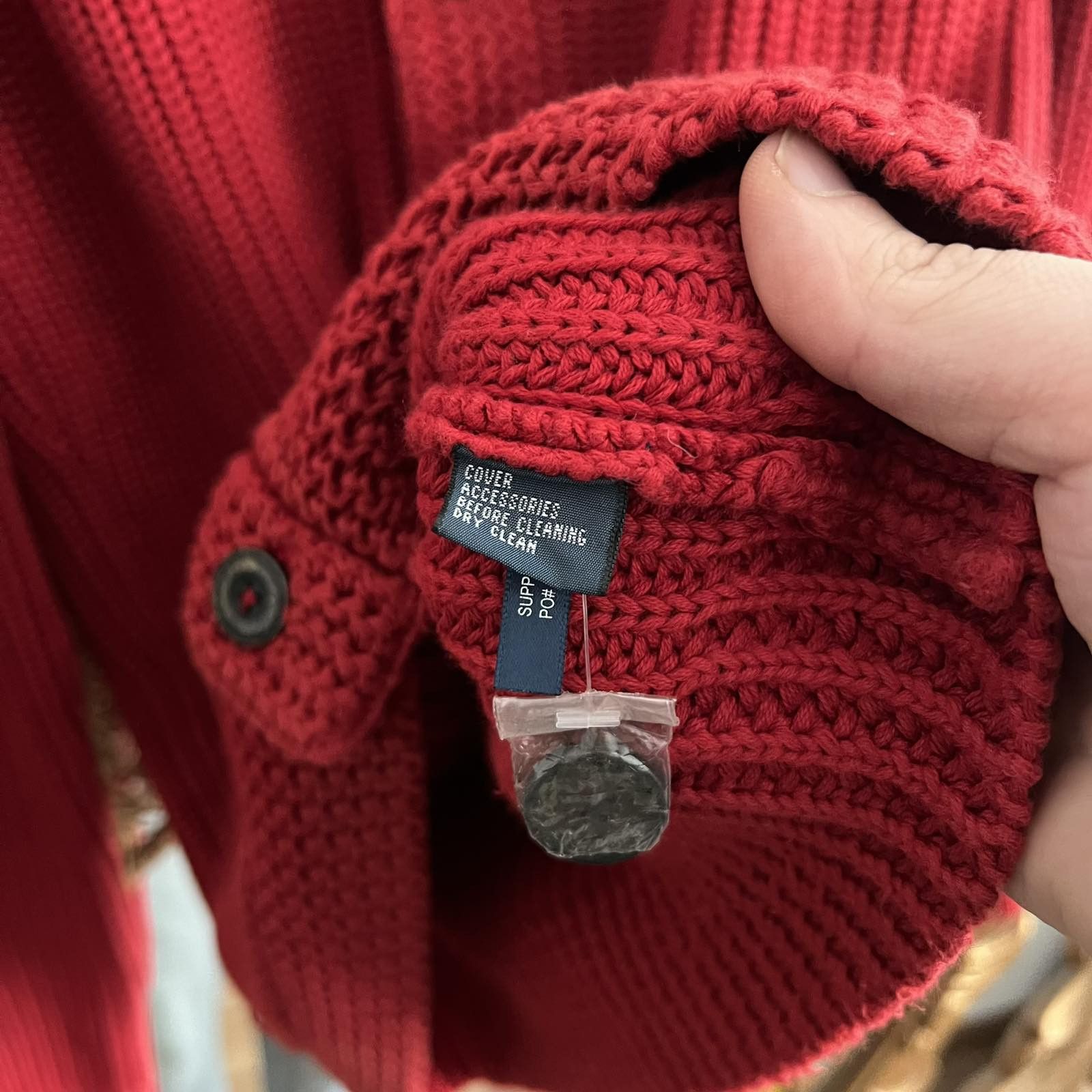 Polo Ralph Lauren Polo Ralph Lauren Red Knit Sweater Sz M Size US M / EU 48-50 / 2 - 4 Thumbnail