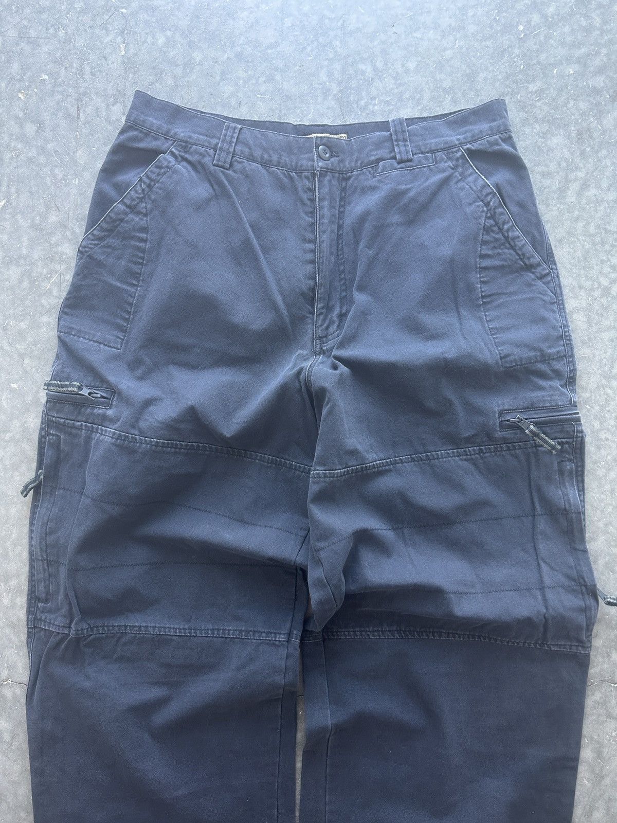 Japanese Brand × Vintage Vintage Y2K Baggy Geographic Cargo Pants Size US 34 / EU 50 - 2 Thumbnail