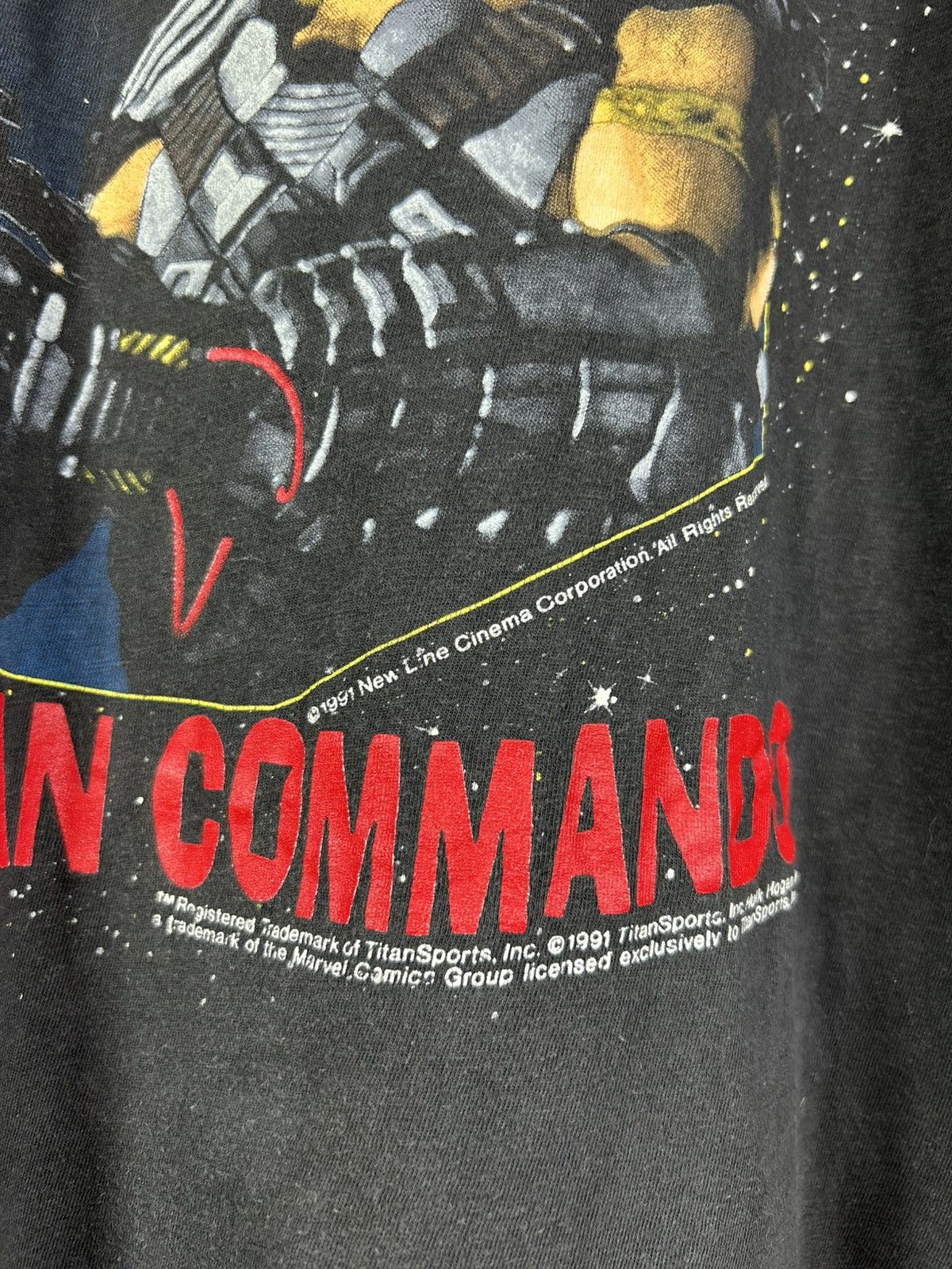 Vintage Rare 1991 Hulk Hogan Shep Ramsey Suburban Commando T-Shirt Size US XL / EU 56 / 4 - 5 Thumbnail