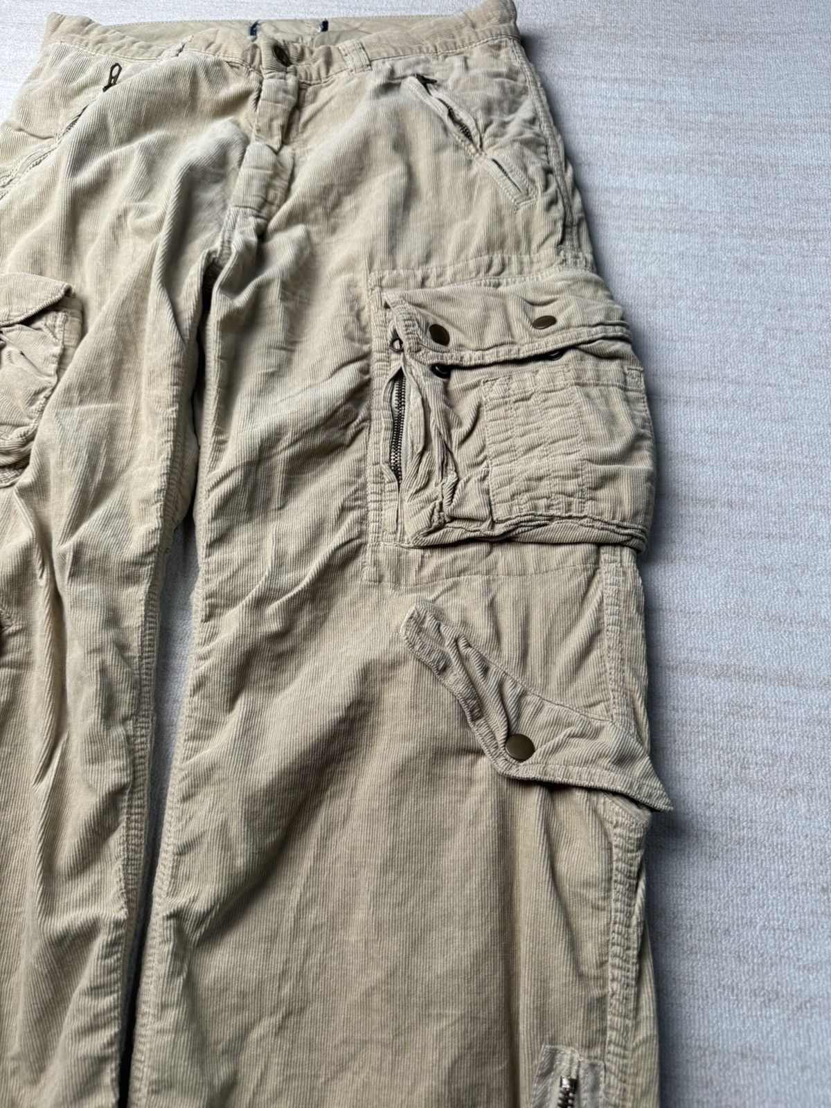 Polo Ralph Lauren Corduroy Cargo Trouser Utility Pants 32x30 Size US 32 / EU 48 - 3 Thumbnail